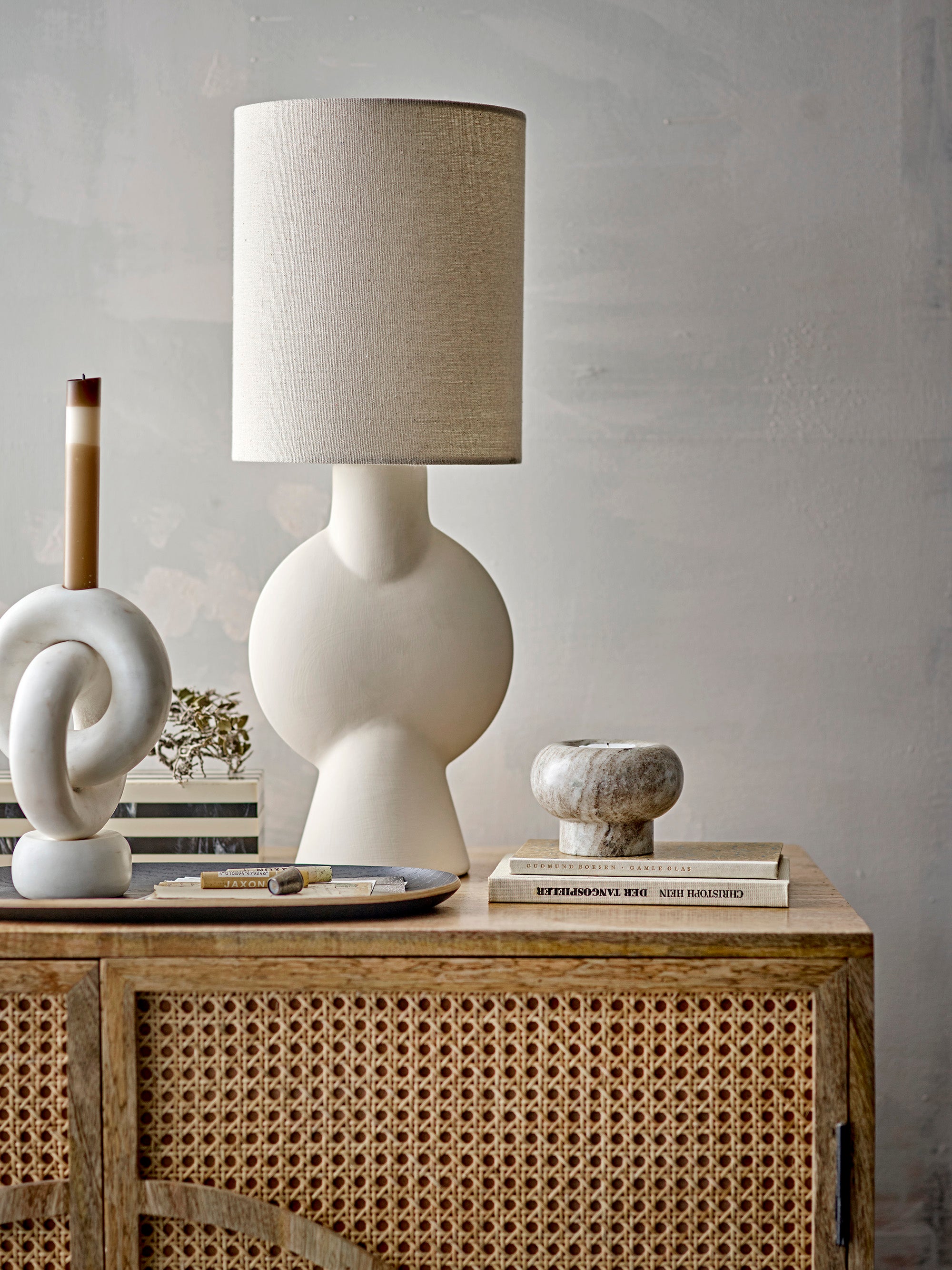 Sergio table lamp - cream