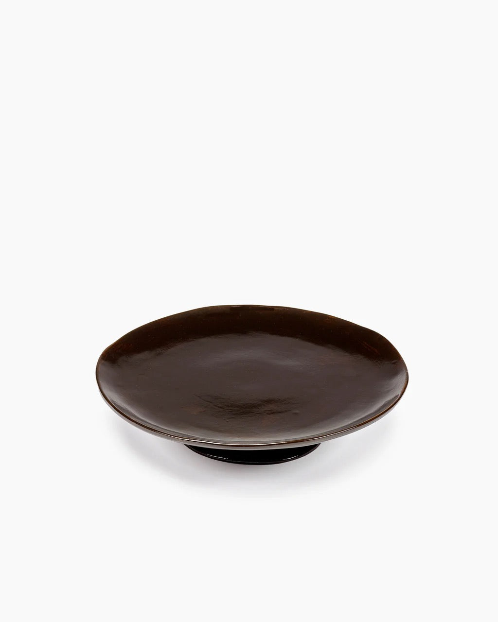 Groot bord op voet - La Mère by Marie Michielssen - Ebony