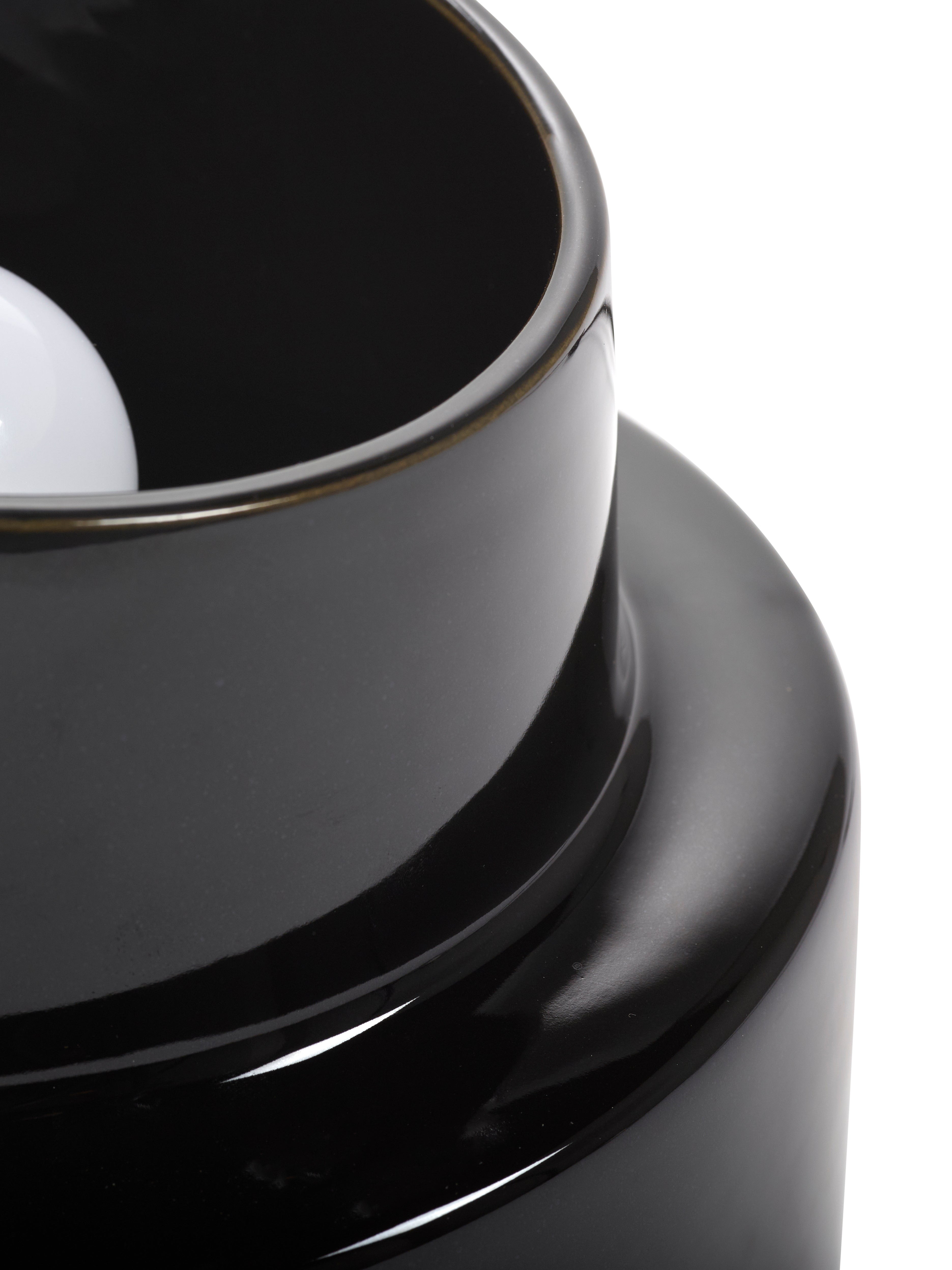 Table lamp black Pillar - Coseincorso