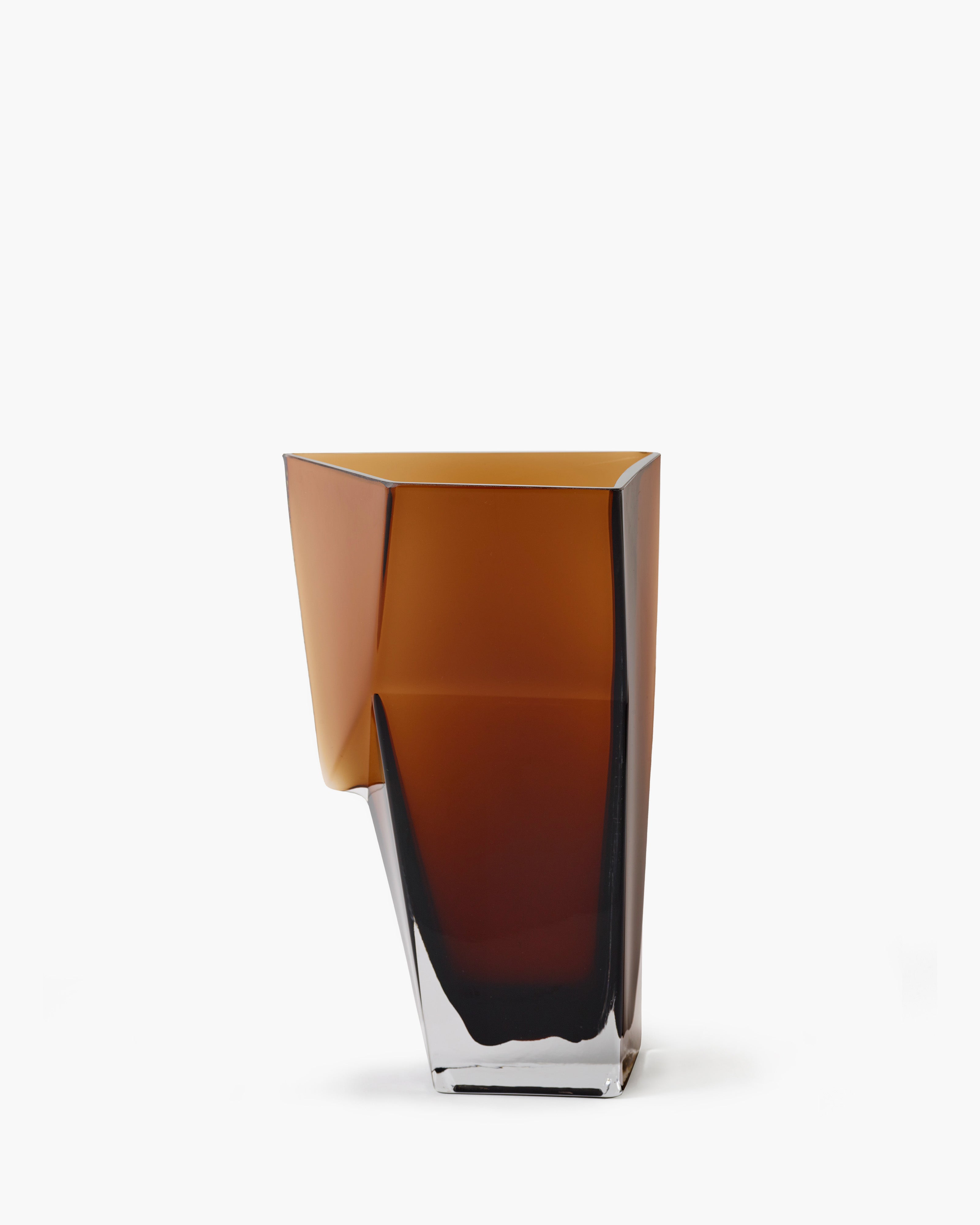 Vase brown Dunk - Bob Verhelst