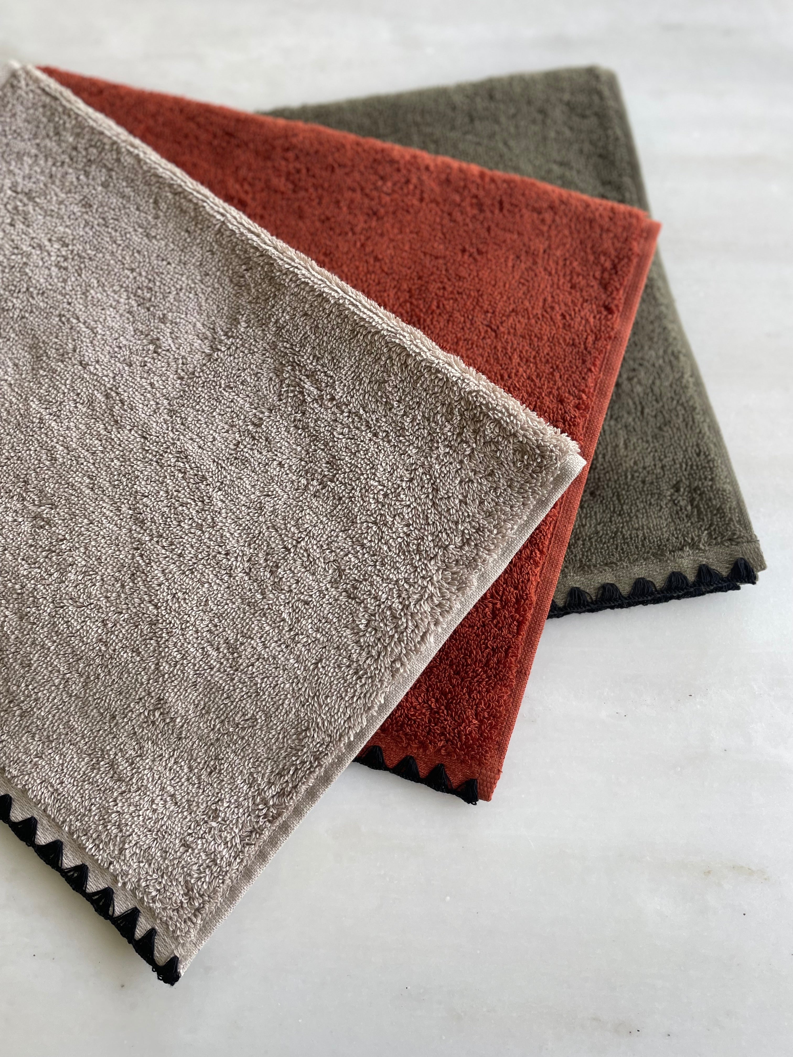 Guest towel Khaki