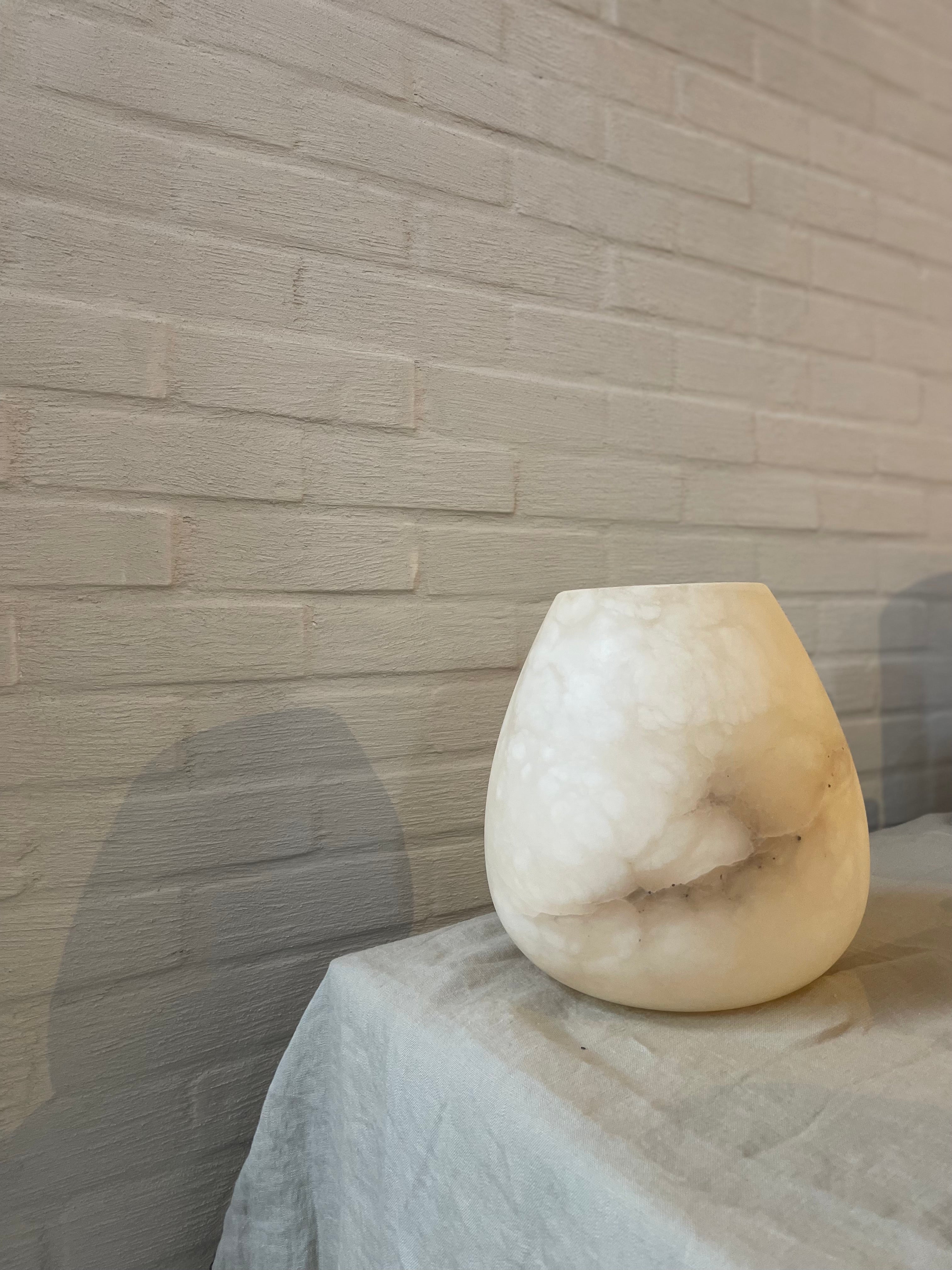 Kaarshouder albaster beige Jeanne