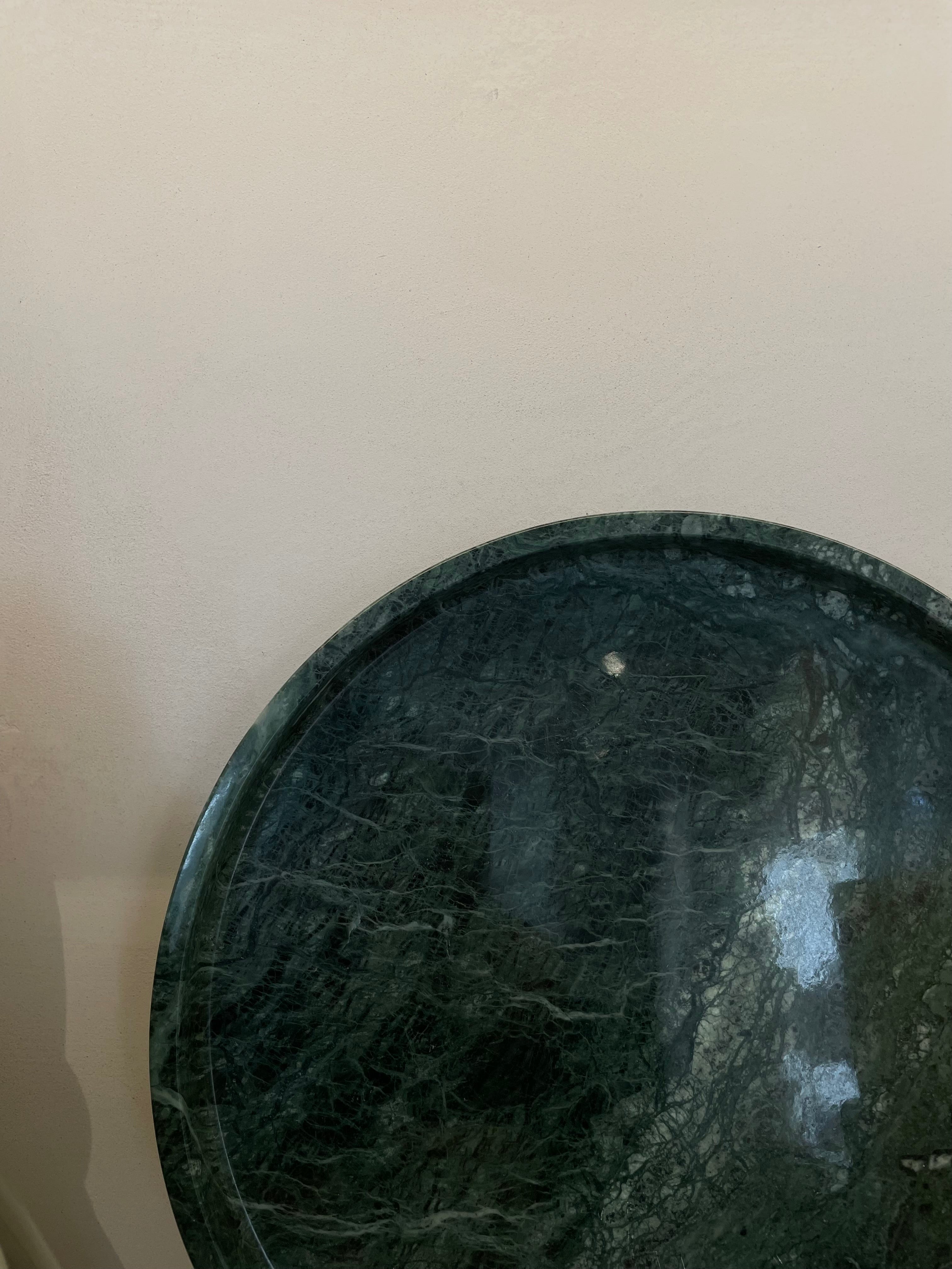 Dienblad groene marmer