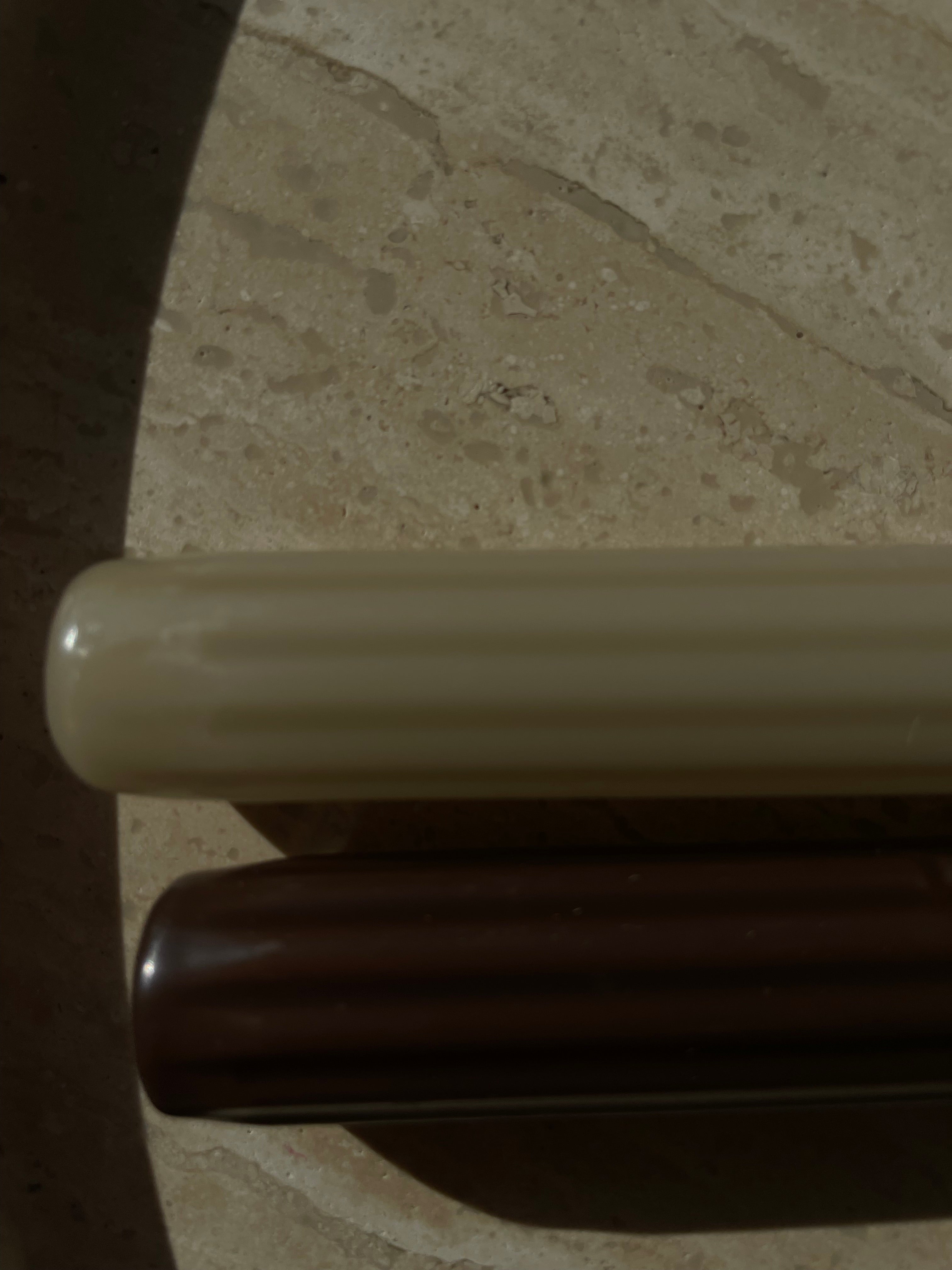 Dinerkaars 2,1 cm gegroefd - Pistache