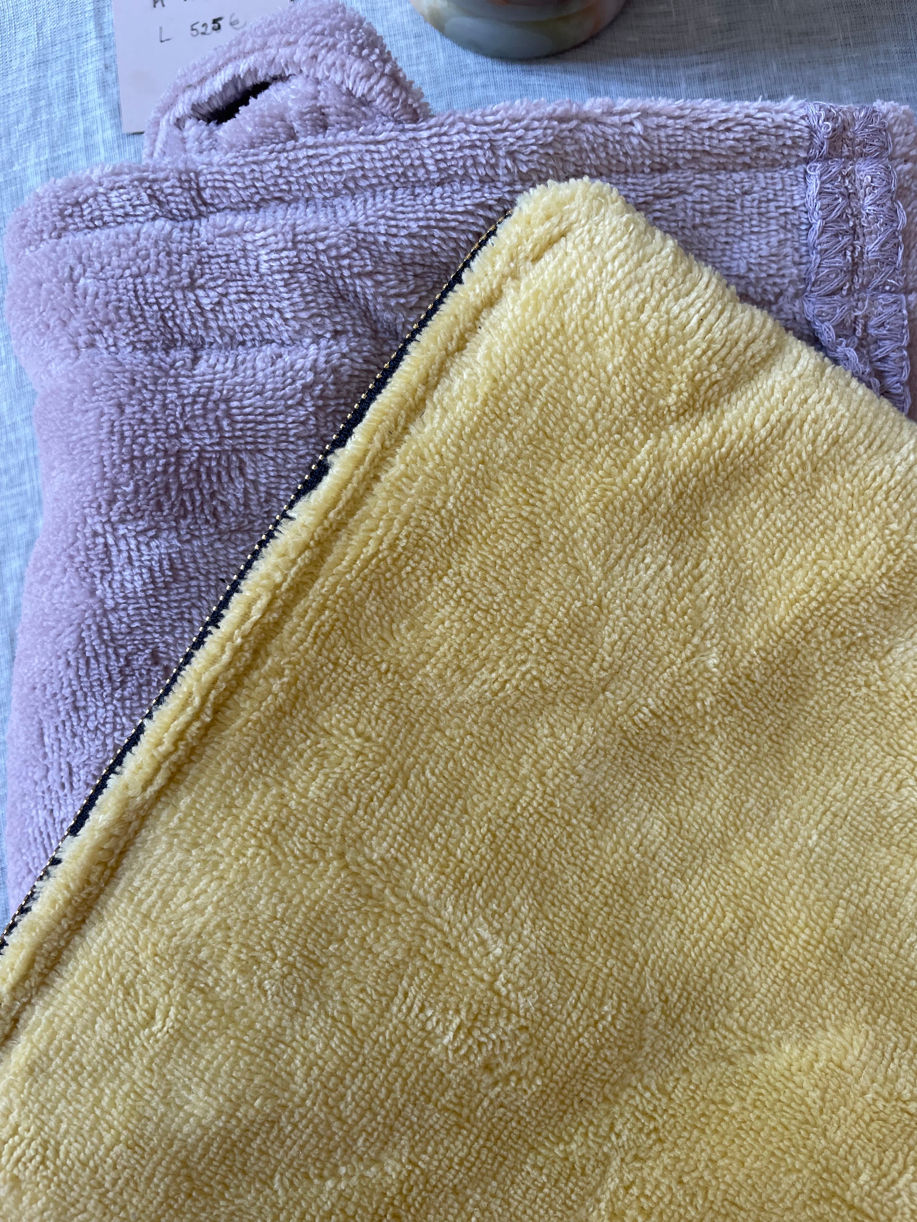 Trousse de toilette - pochette Jaune