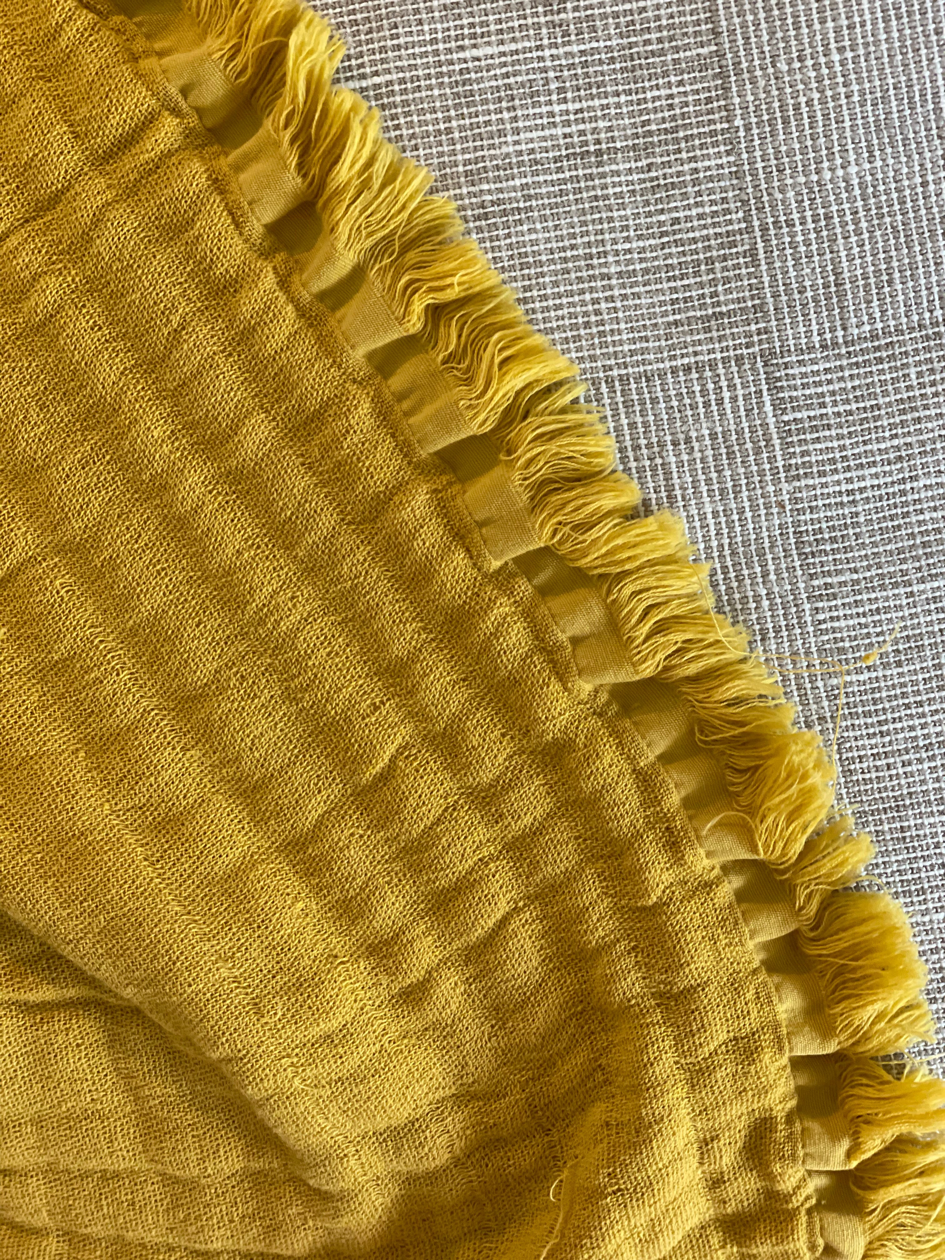 Plaid Ochre - cotton