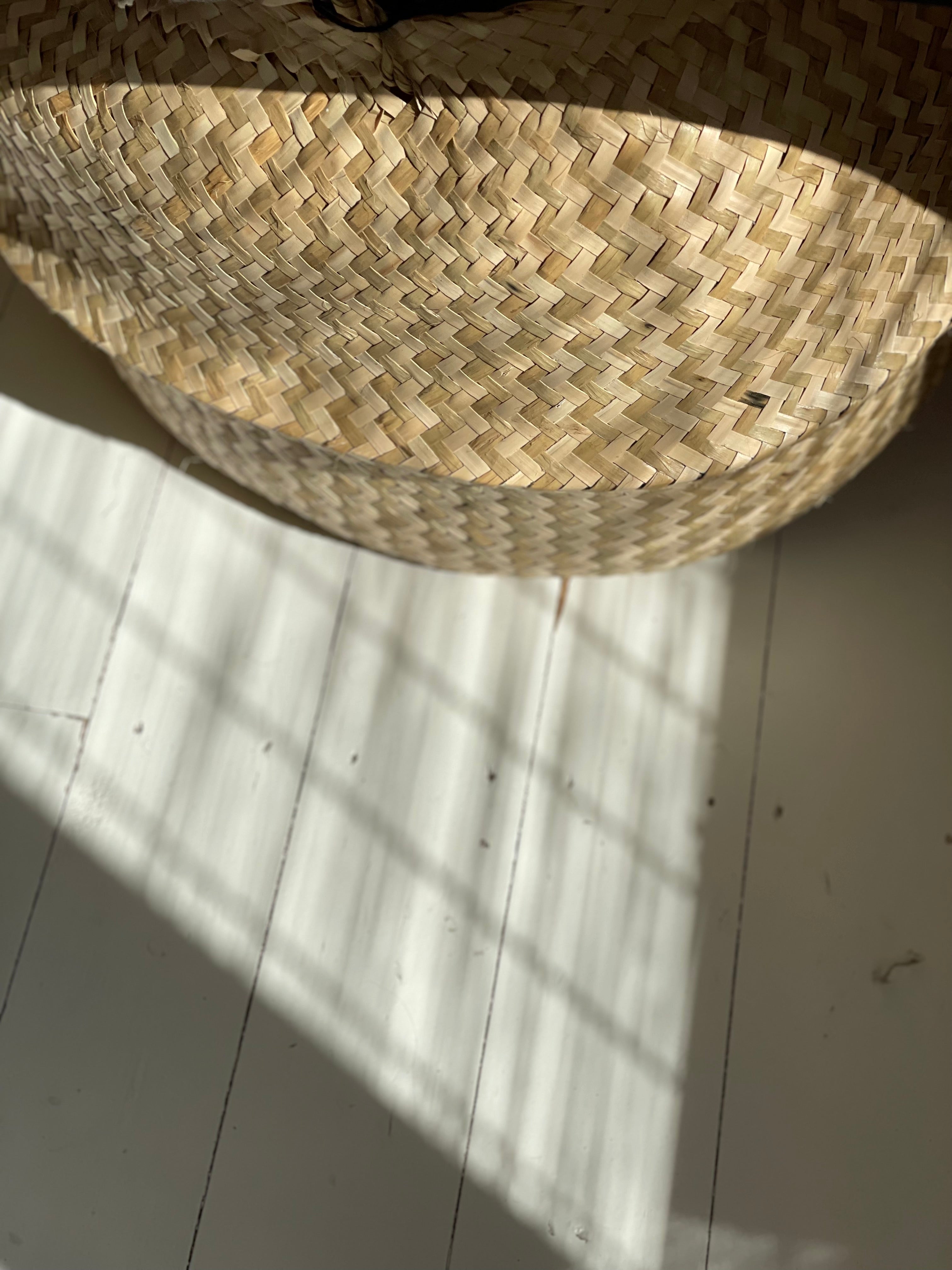 Panier de rangement en jonc de mer Varny