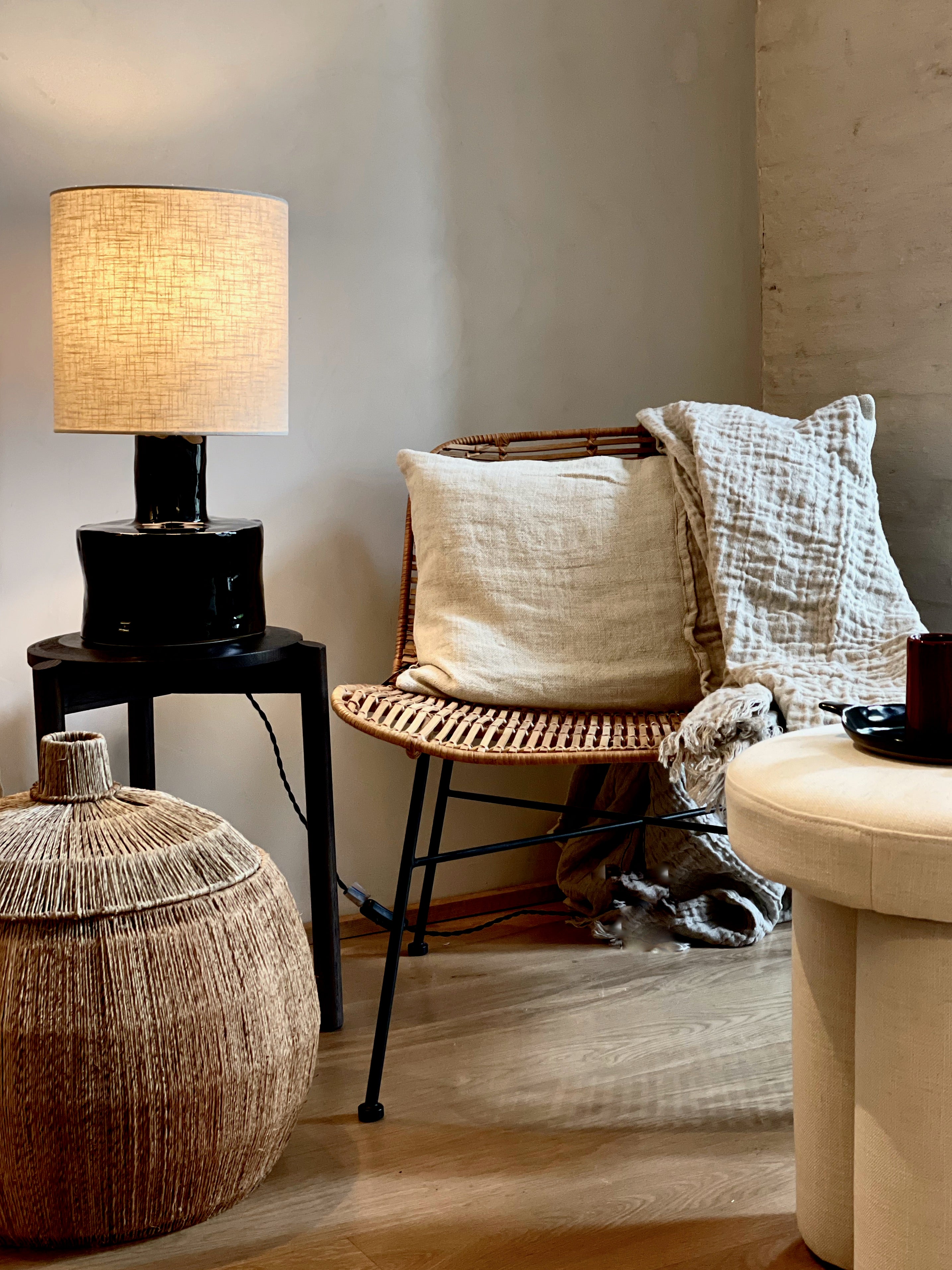 Throw Linen Natural