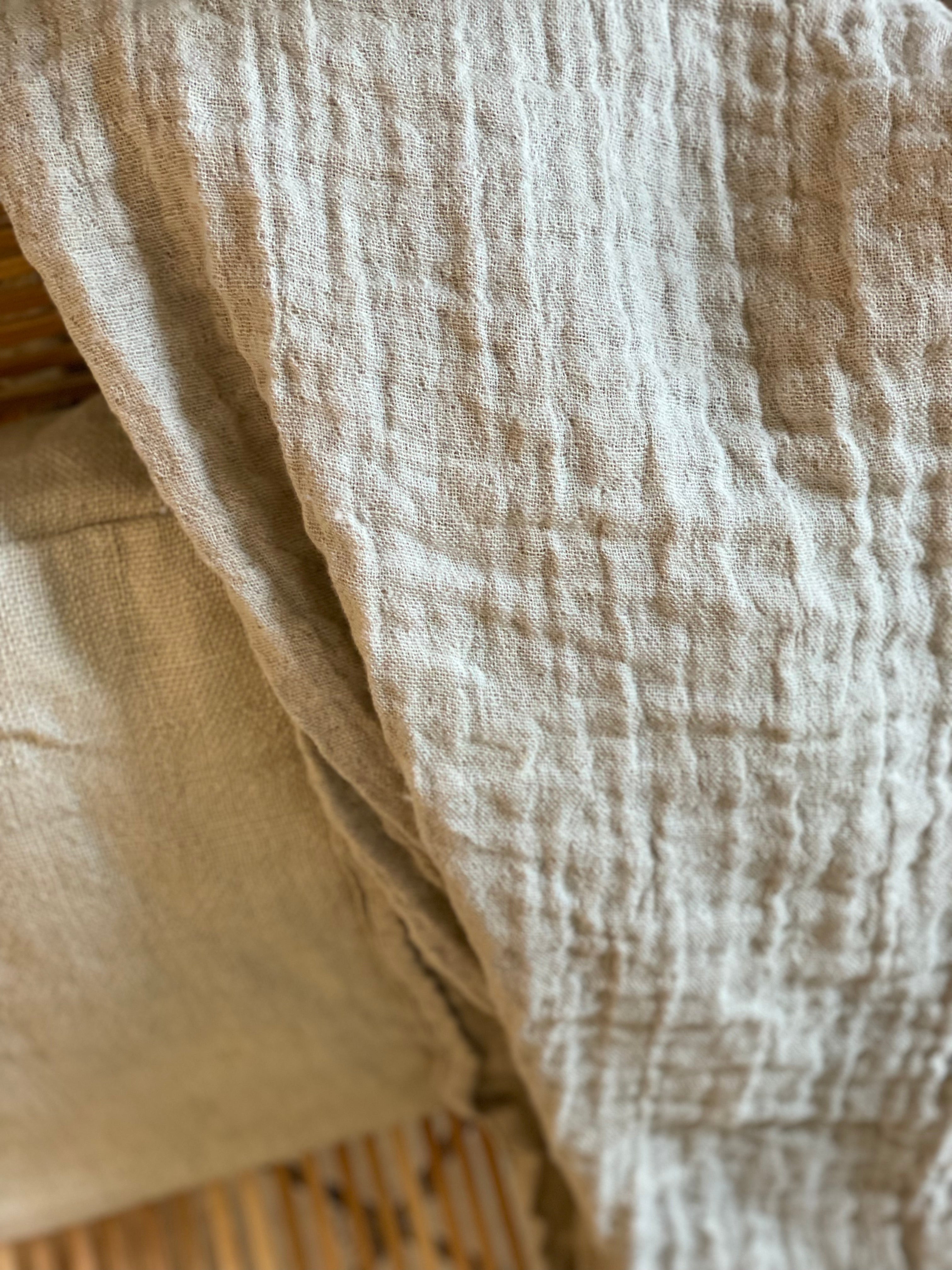 Throw Linen Natural
