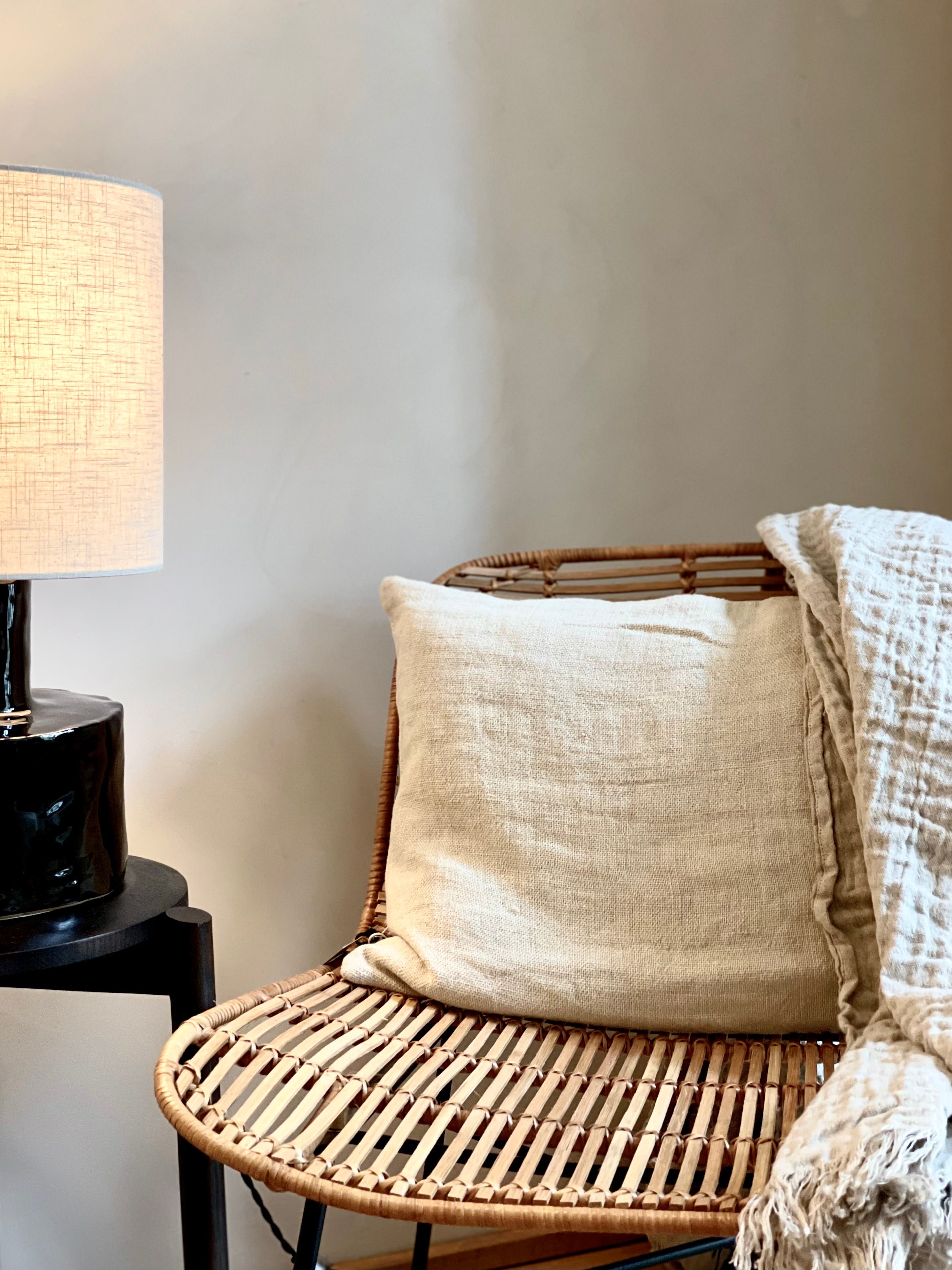 Throw Linen Natural