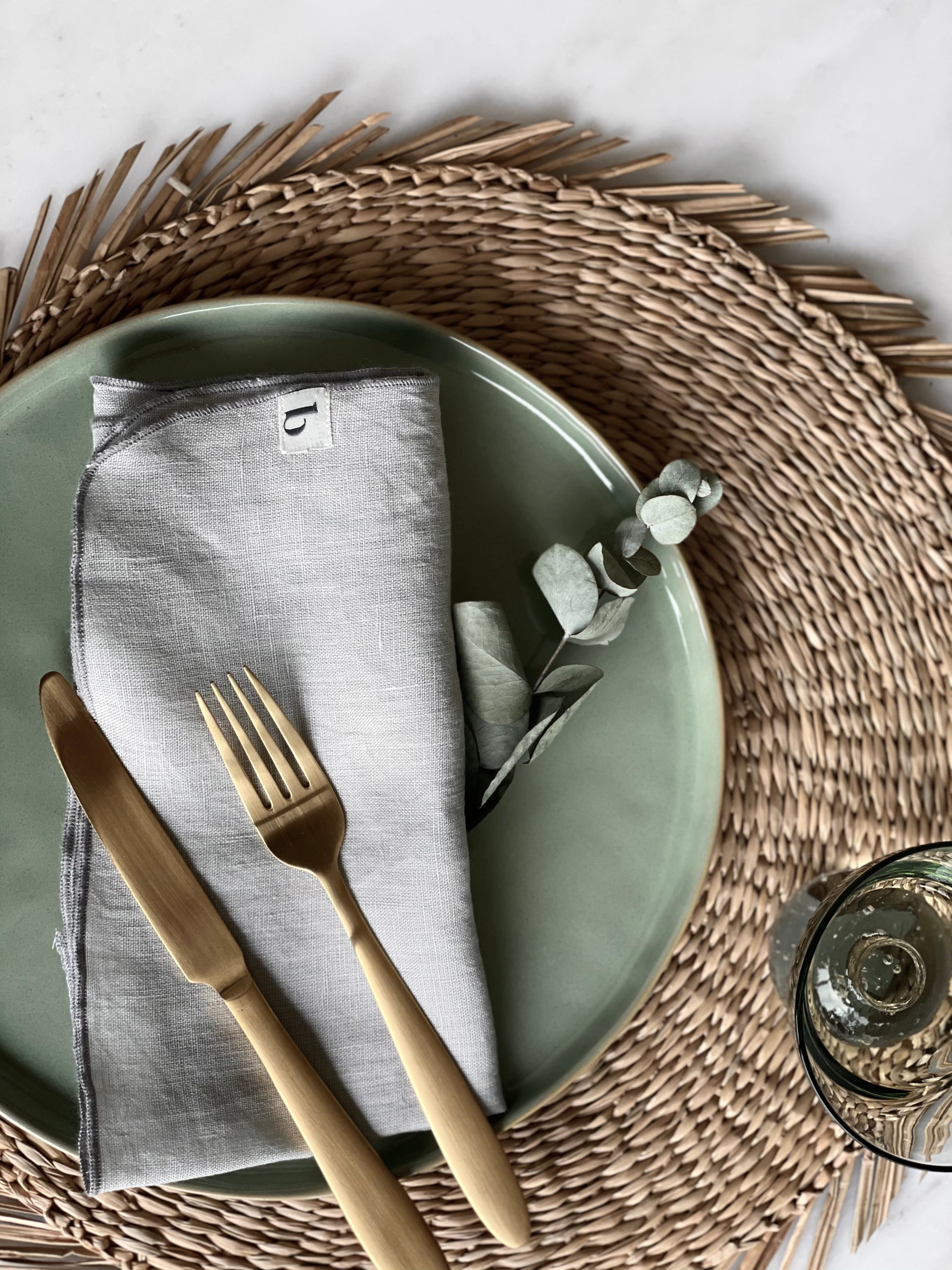 Set de table en jonc de mer - lot de 4