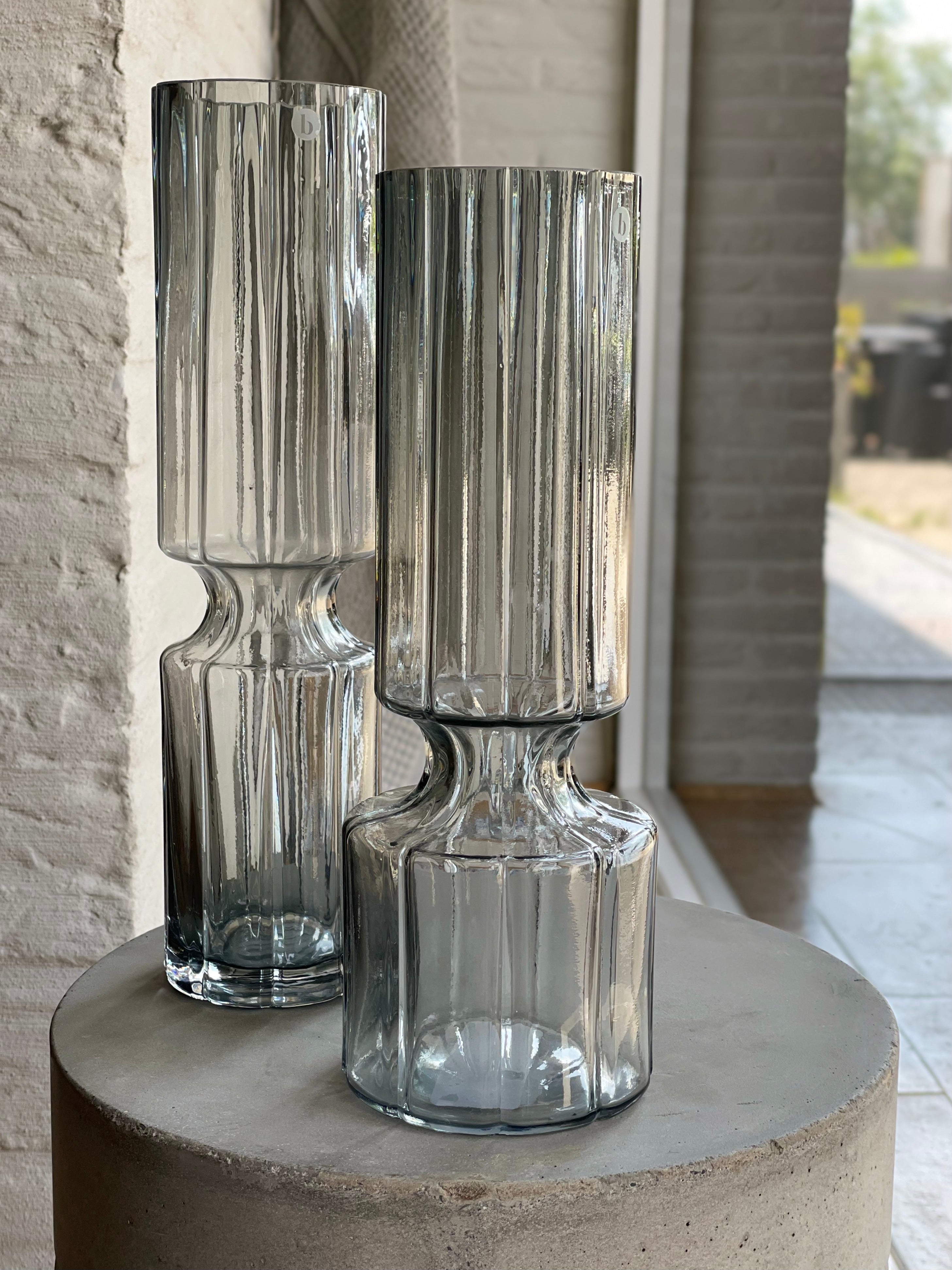 Vase Hyacinth - grey - L.