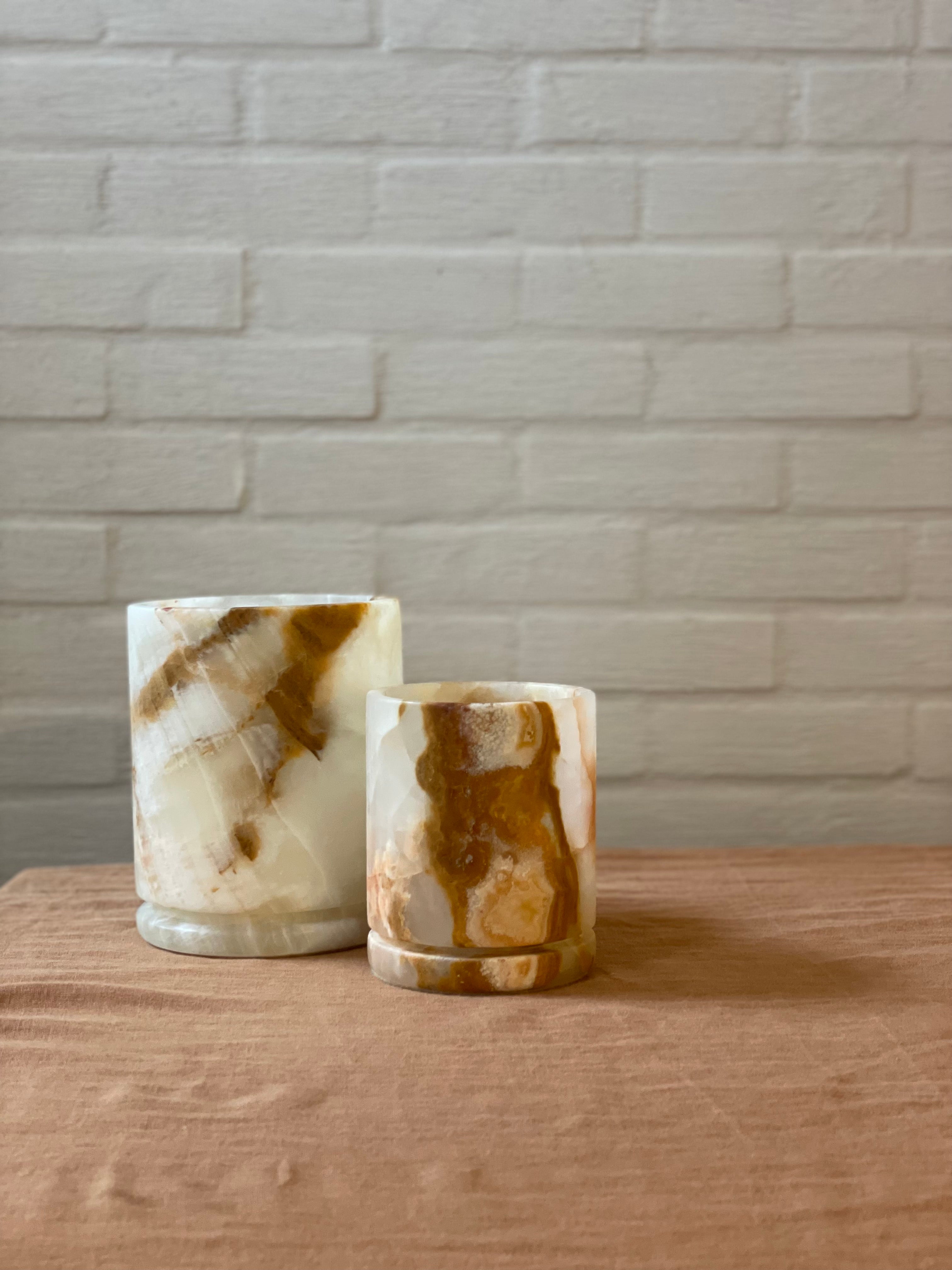 Kaarshouder caramel onyx M