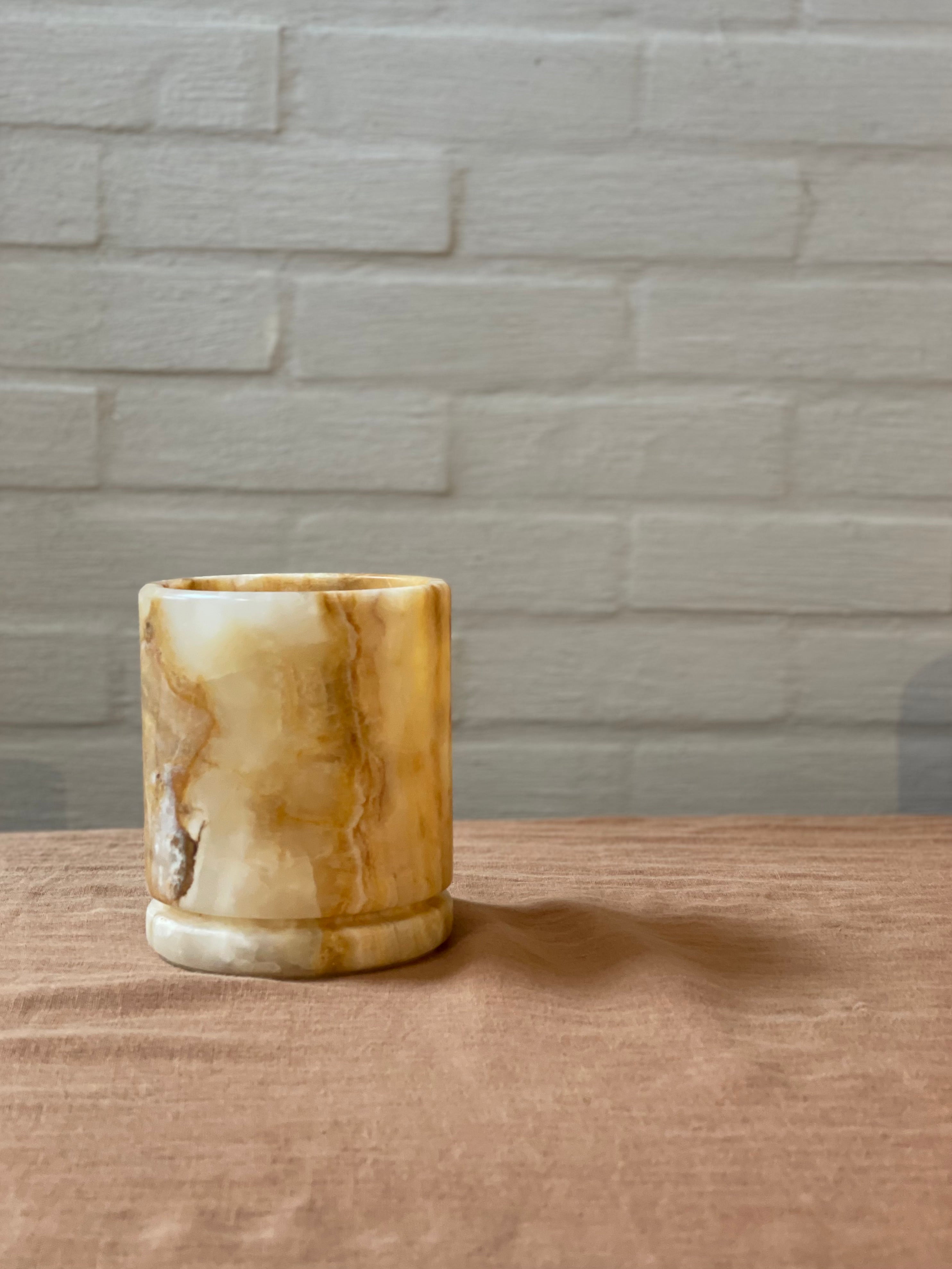 Kaarshouder caramel onyx M