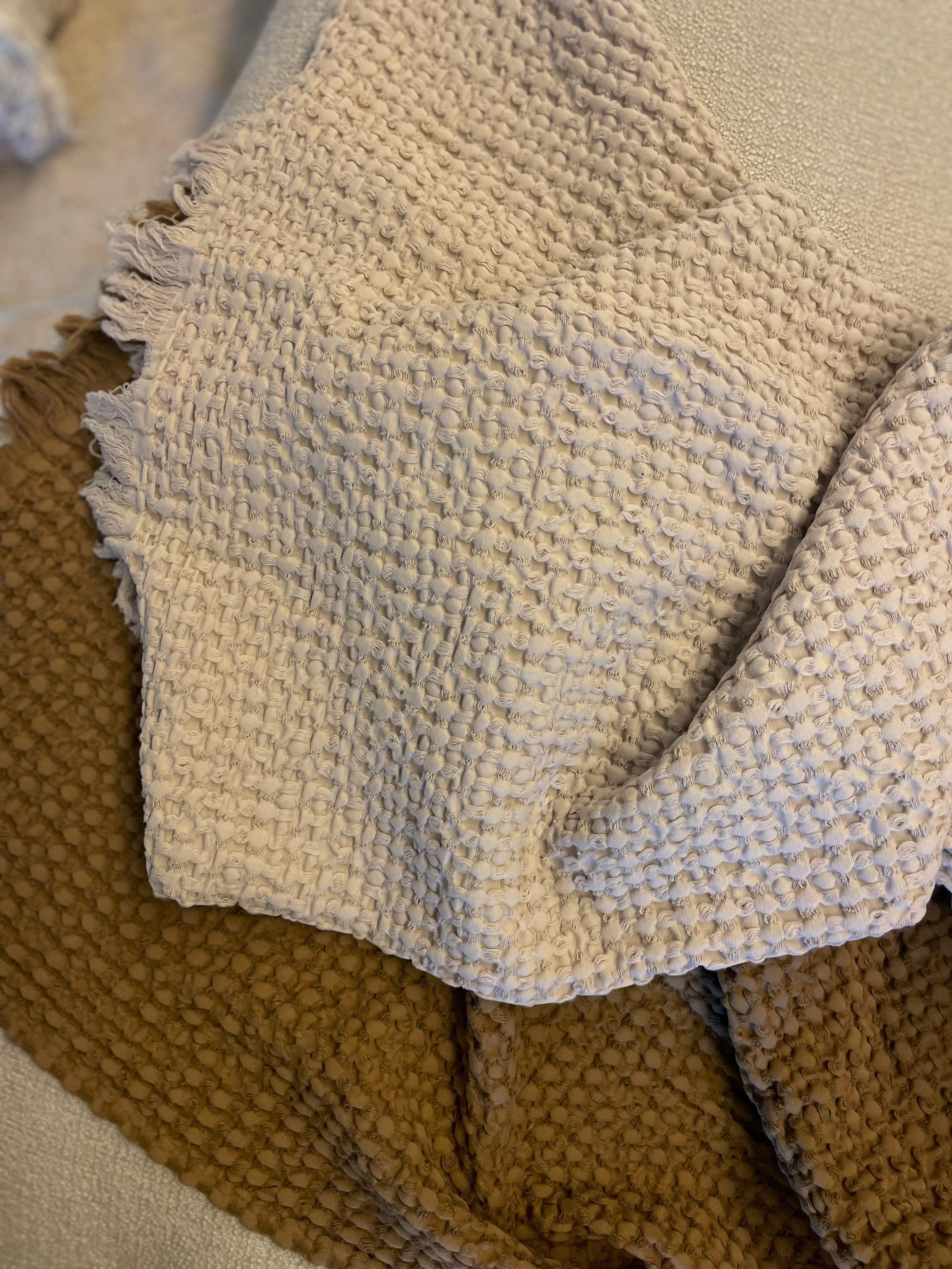 Plaid en coton gaufré tartuffe