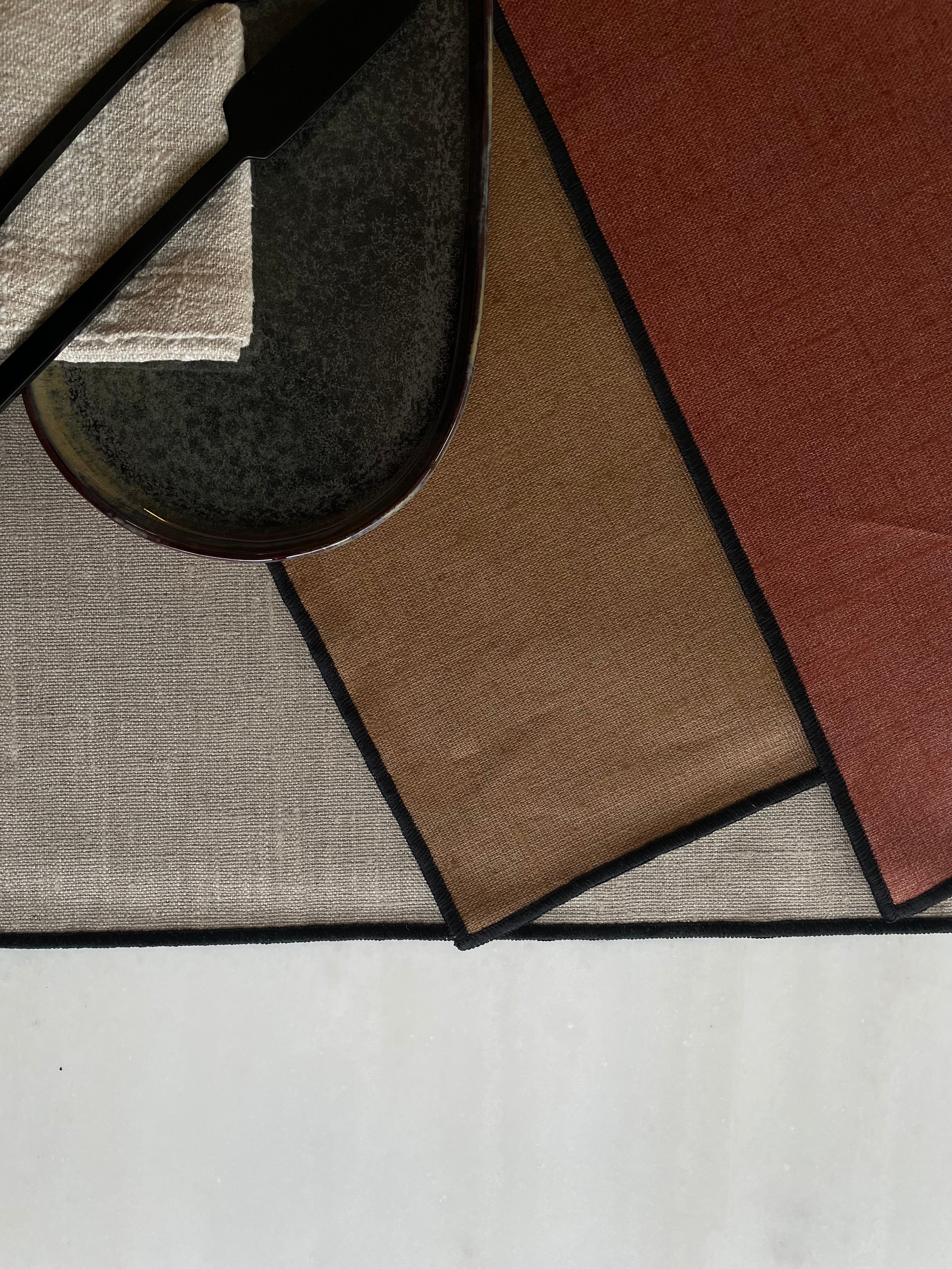 Placemats linen with coating - beige - set of 4