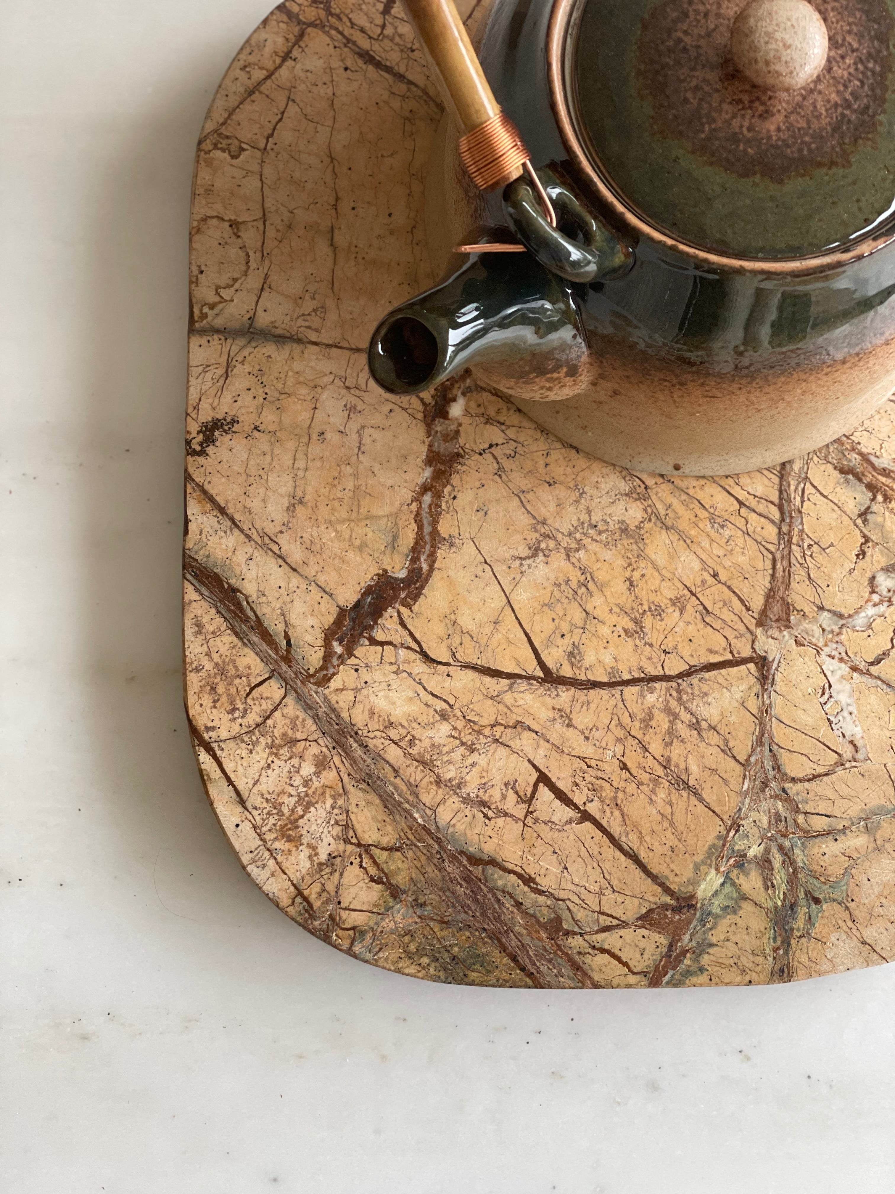 Plateau en marbre Deborah
