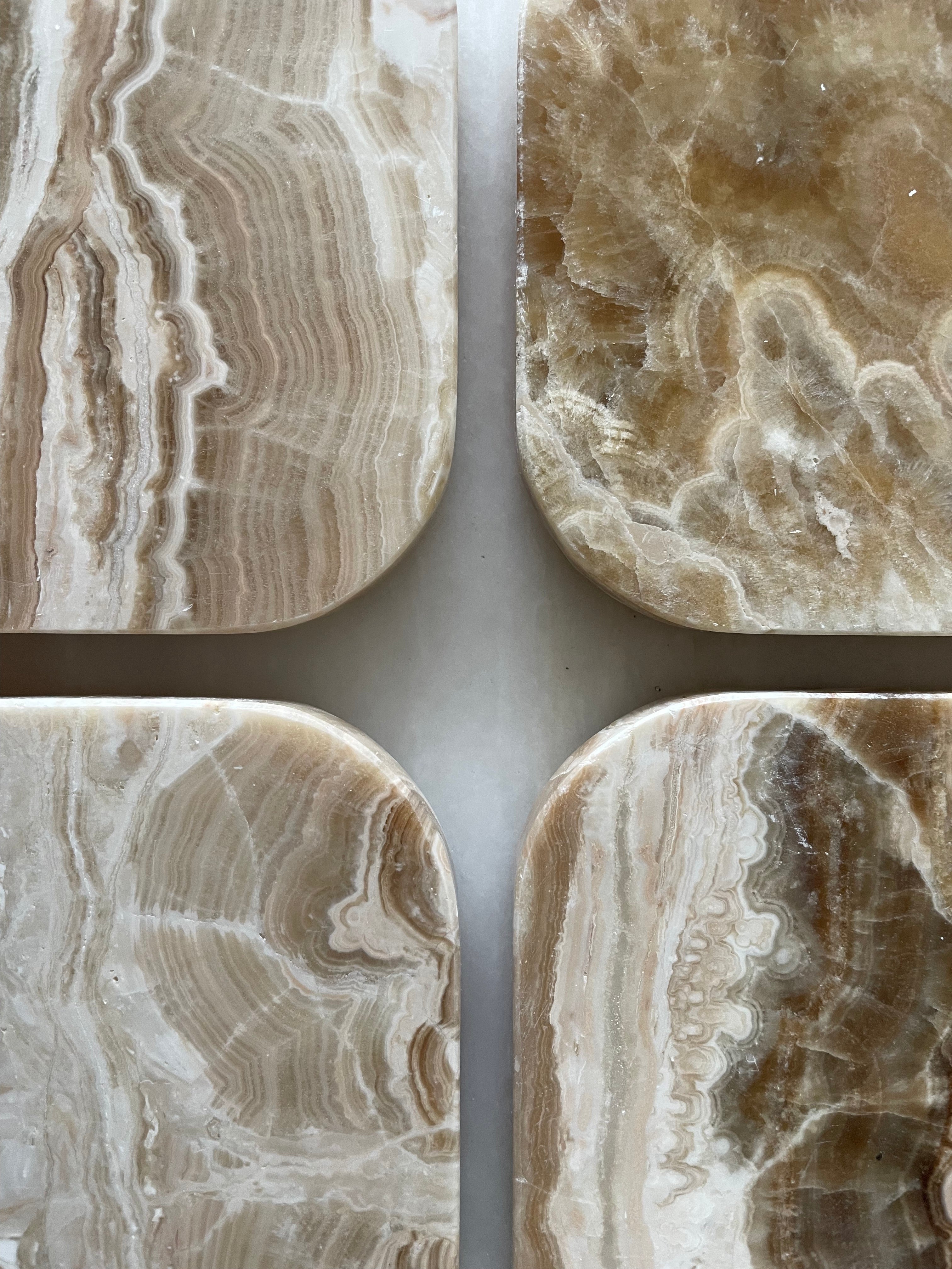 Onderzetters Onyx - set van 4