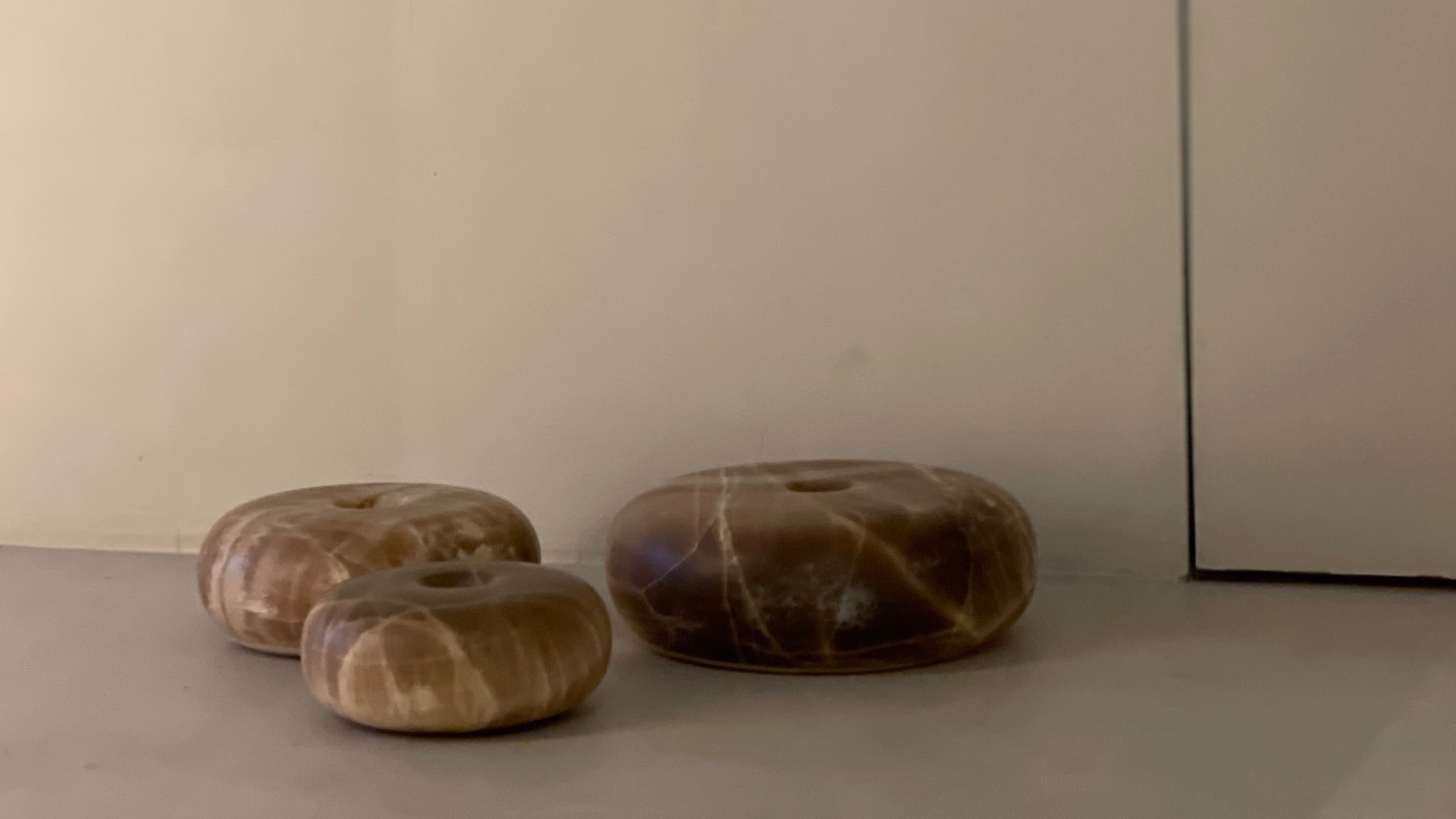 Candlestick donut onyx brown S