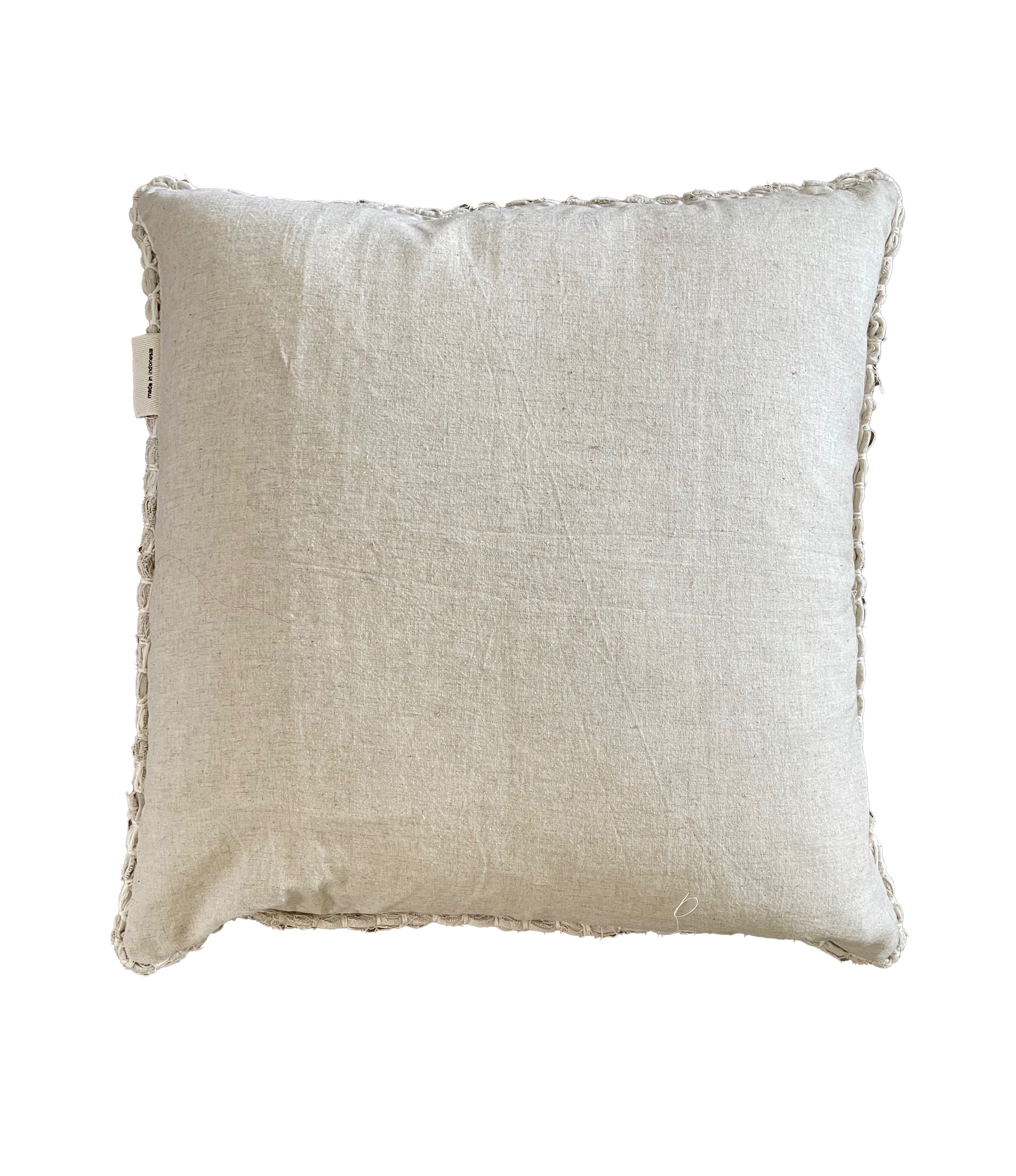 Handmade cushion woven