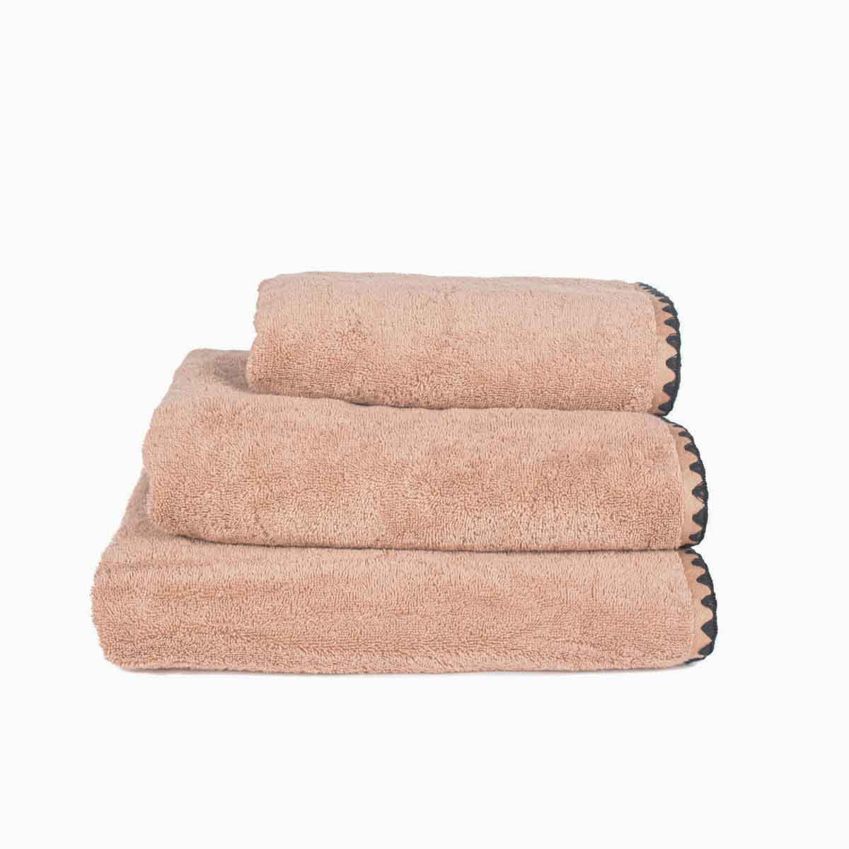 Serviette de bains XL vieux rose