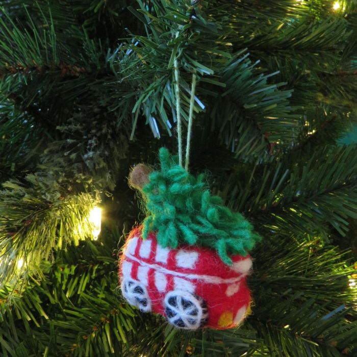 Christmas decoration - London bus