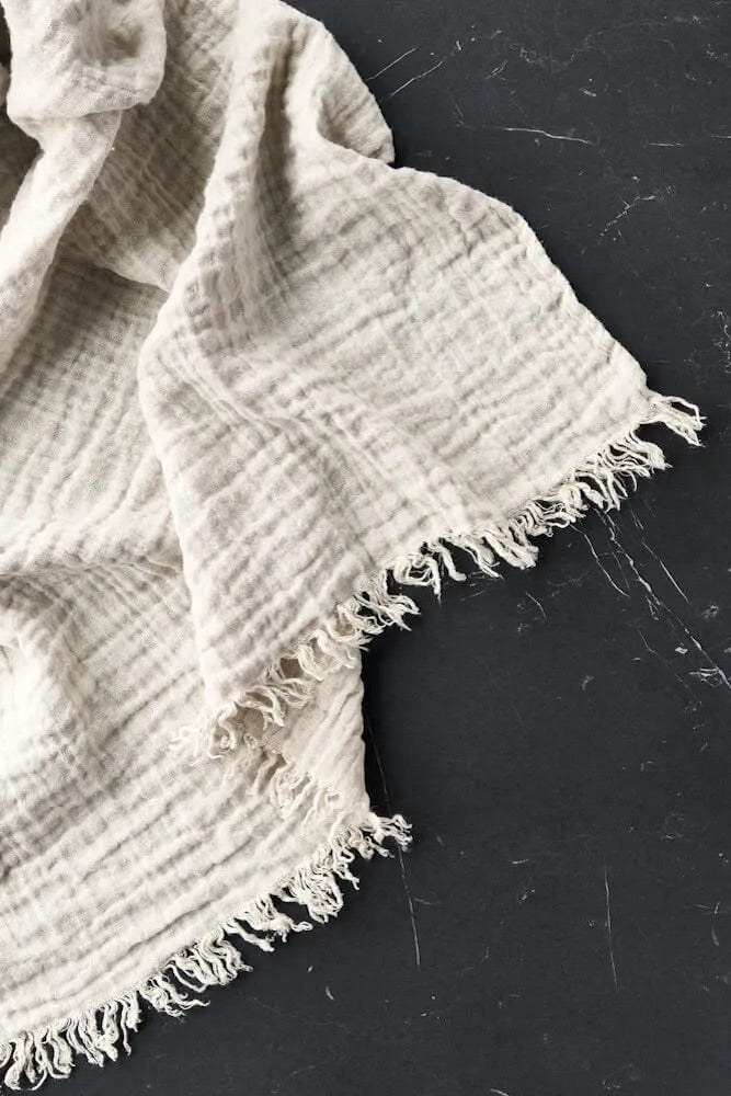 Throw Linen Natural