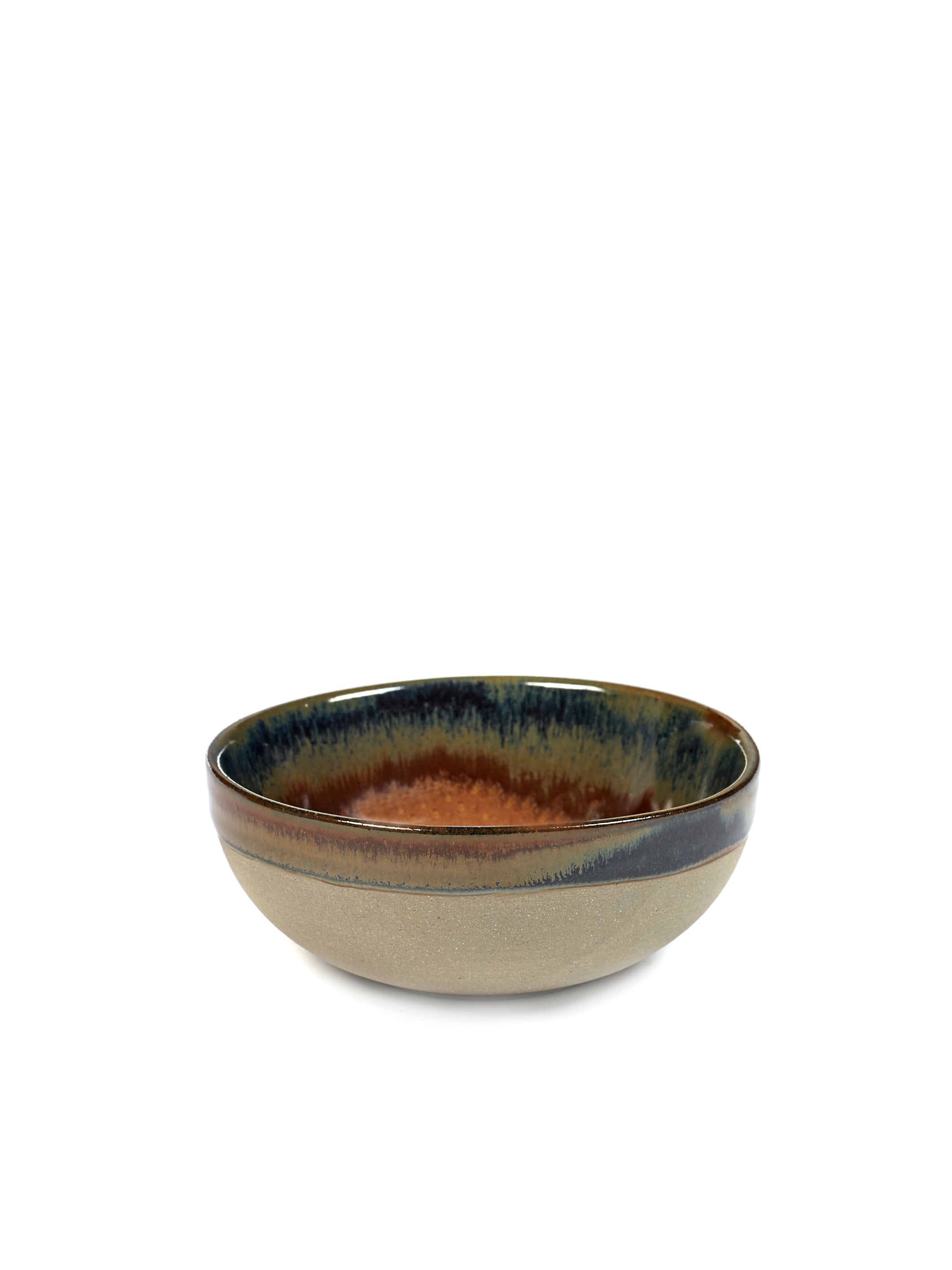 Bowl M Surface Rusty Brown