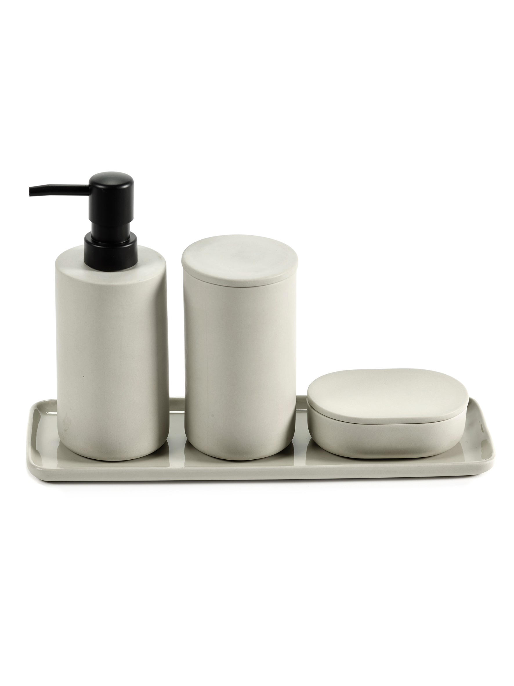 Plat rectangulaire Large beige - Bertrand Lejoly