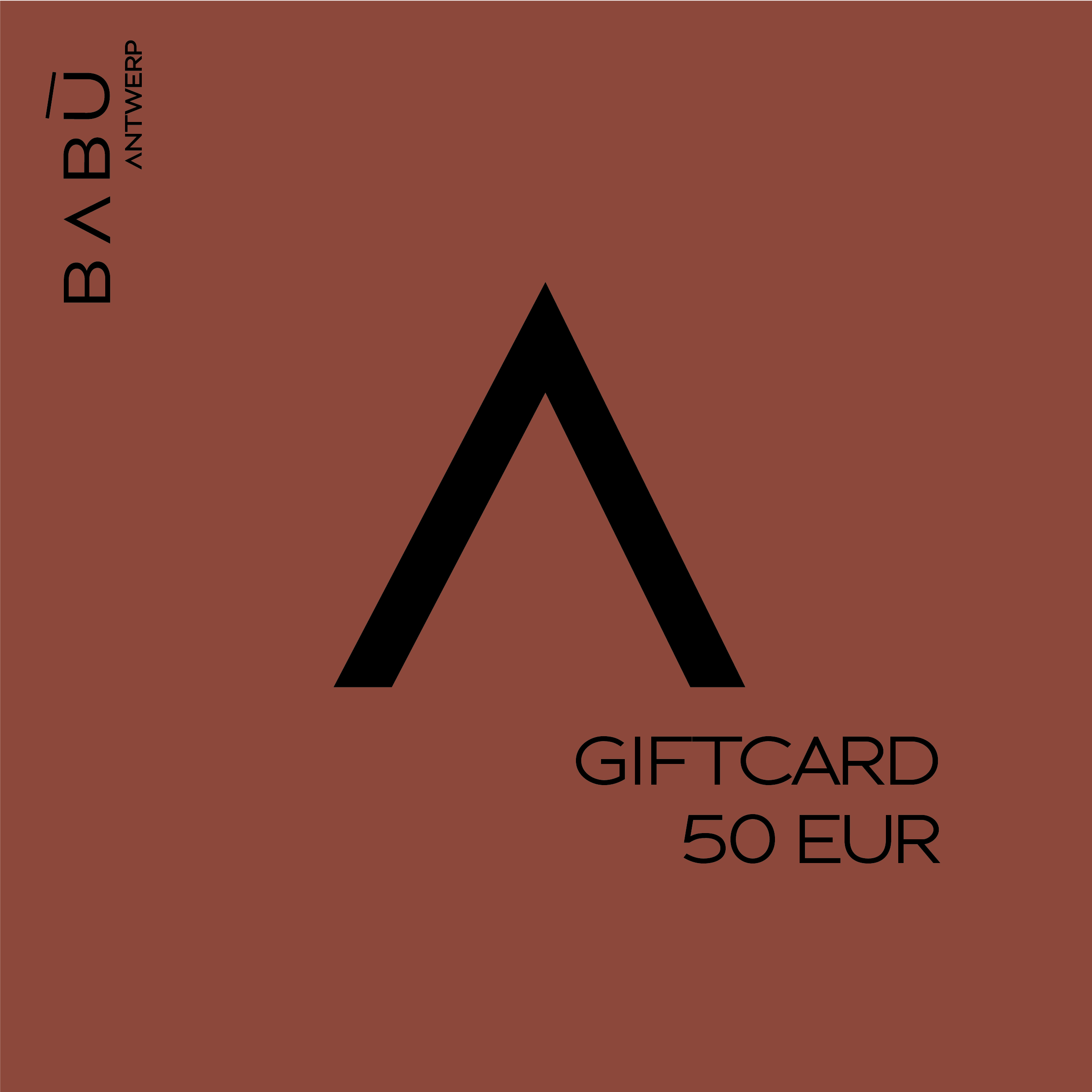 Giftcard Babù Antwerp