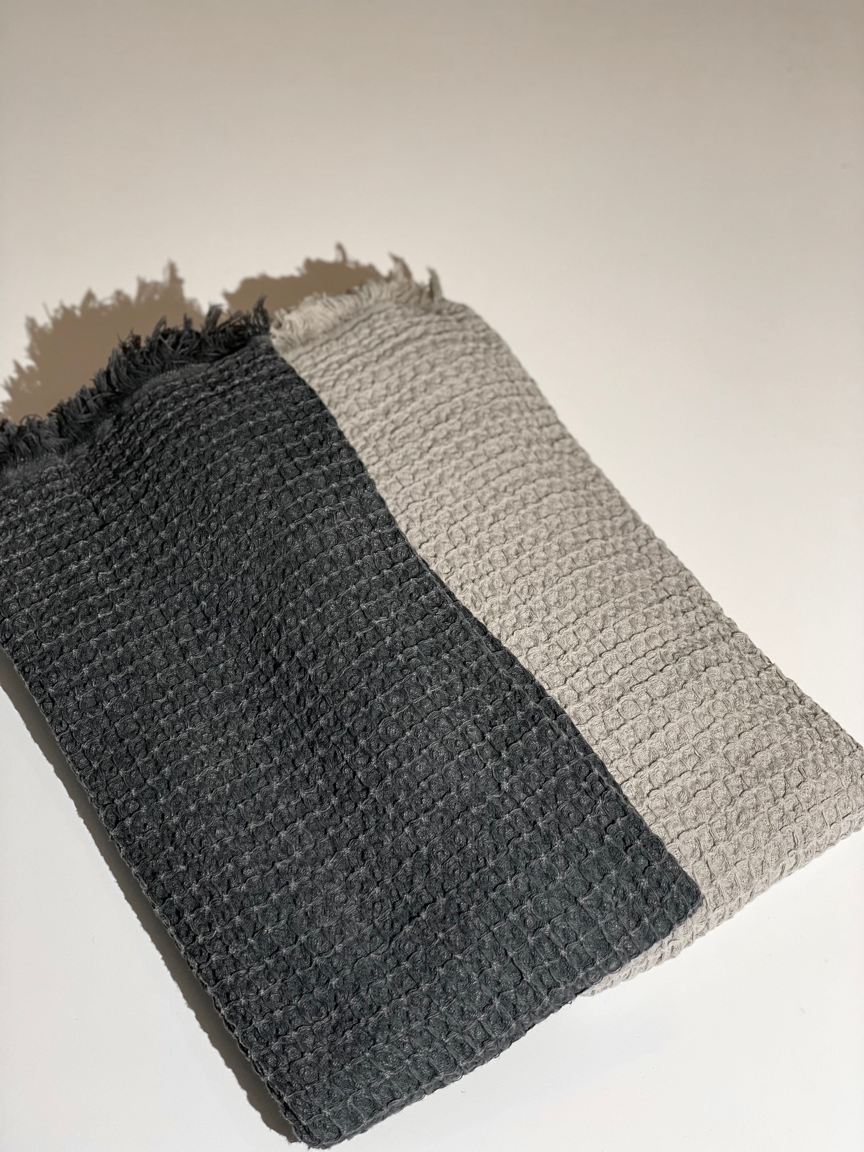 Hammam towel - Stone waffle