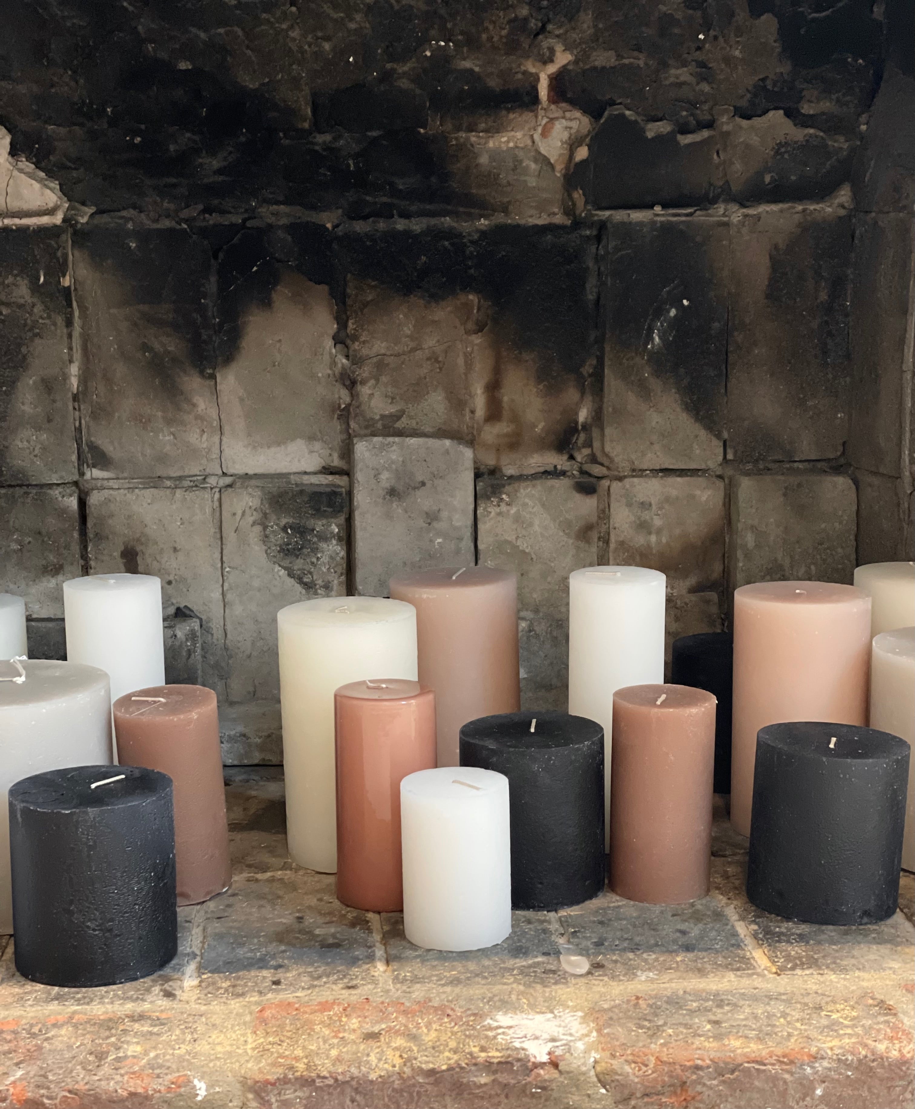 Rustic Candle Linen
