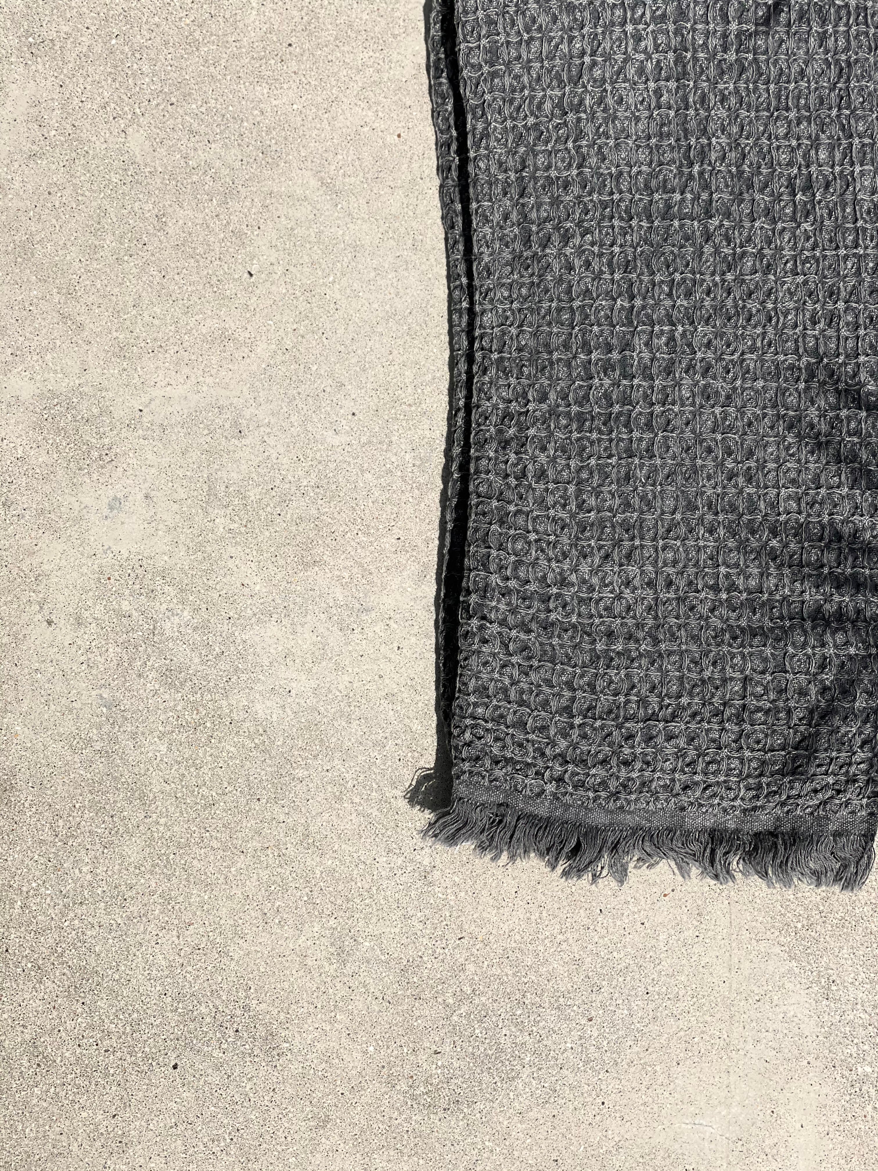 Hammam towel - Stone waffle