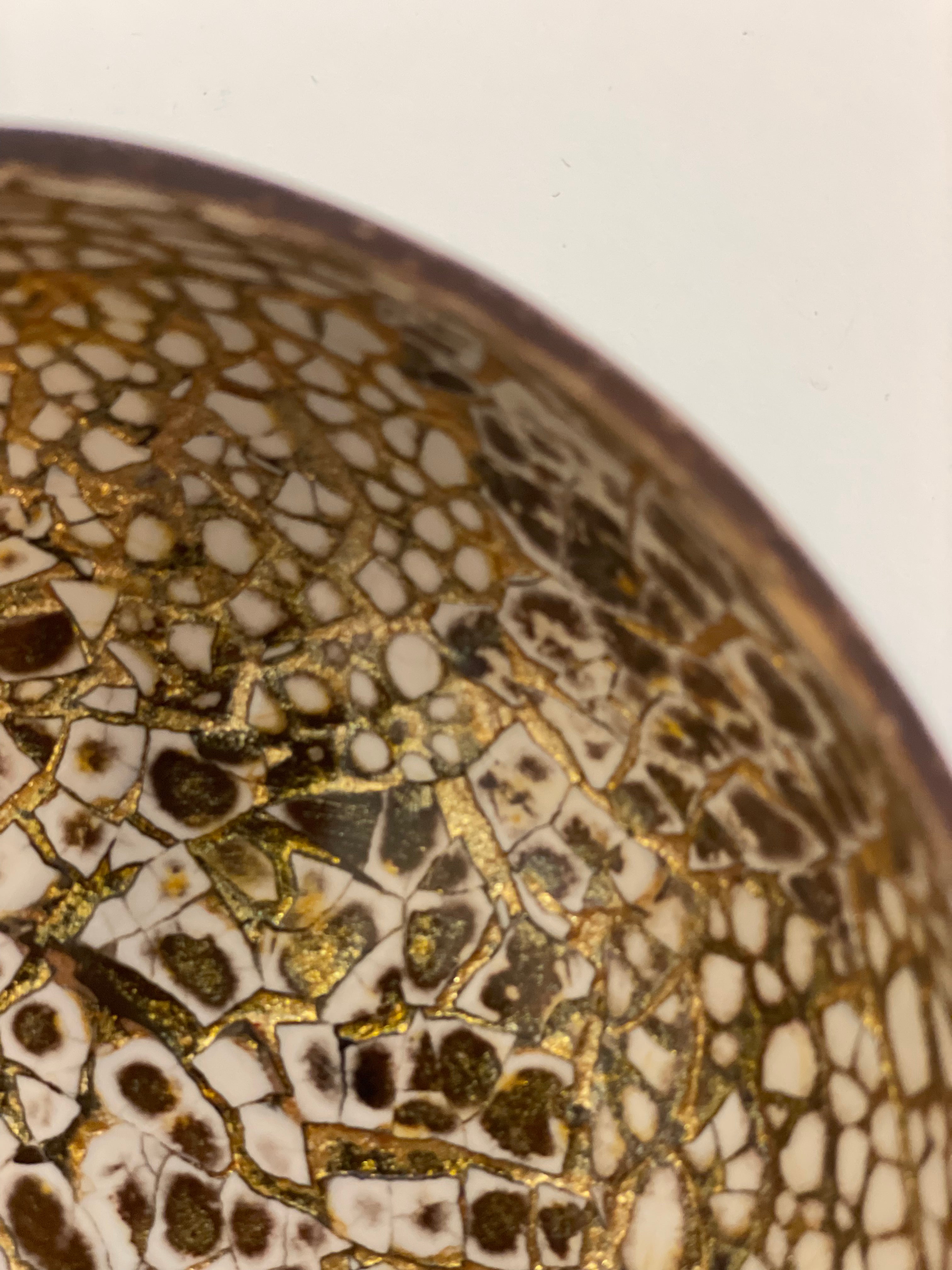 Kokoskommetje - Gold Eggshell