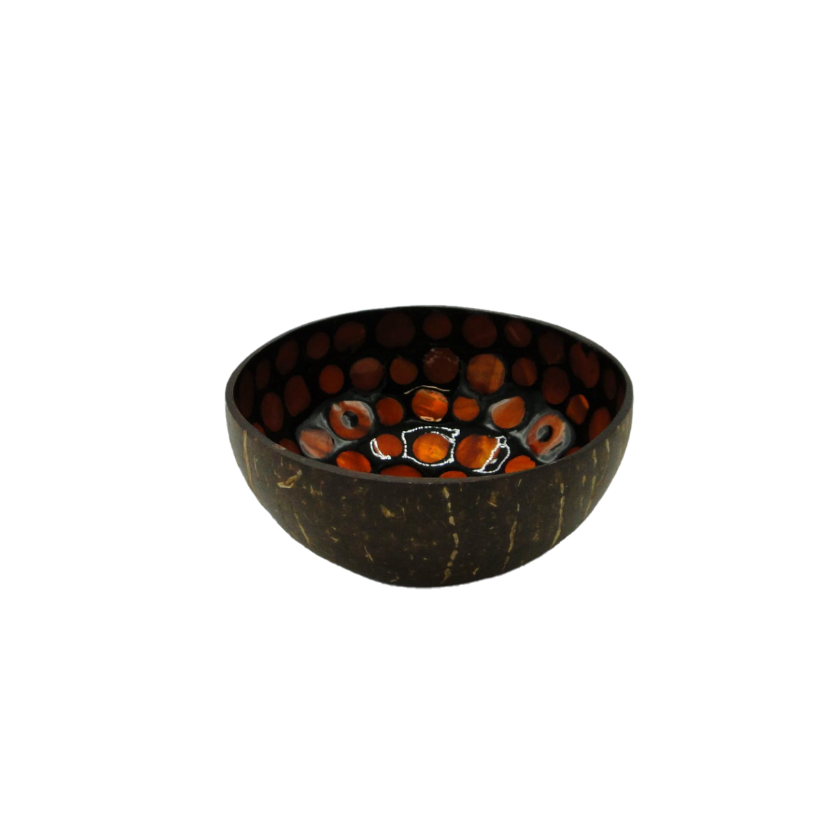 Coconut Bowl - Dark Brown Mother of Pearl
