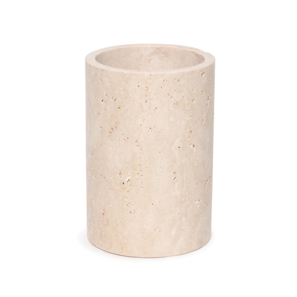 Travertine wine cooler