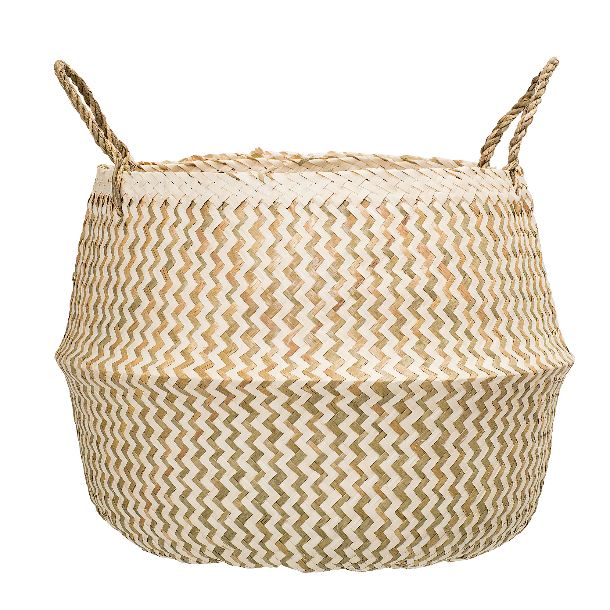 Panier de rangement en jonc de mer Varny