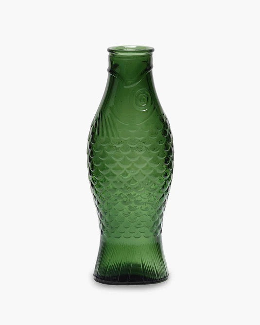 Carafe 'Fish & Fish' Paola Navone - Dark green