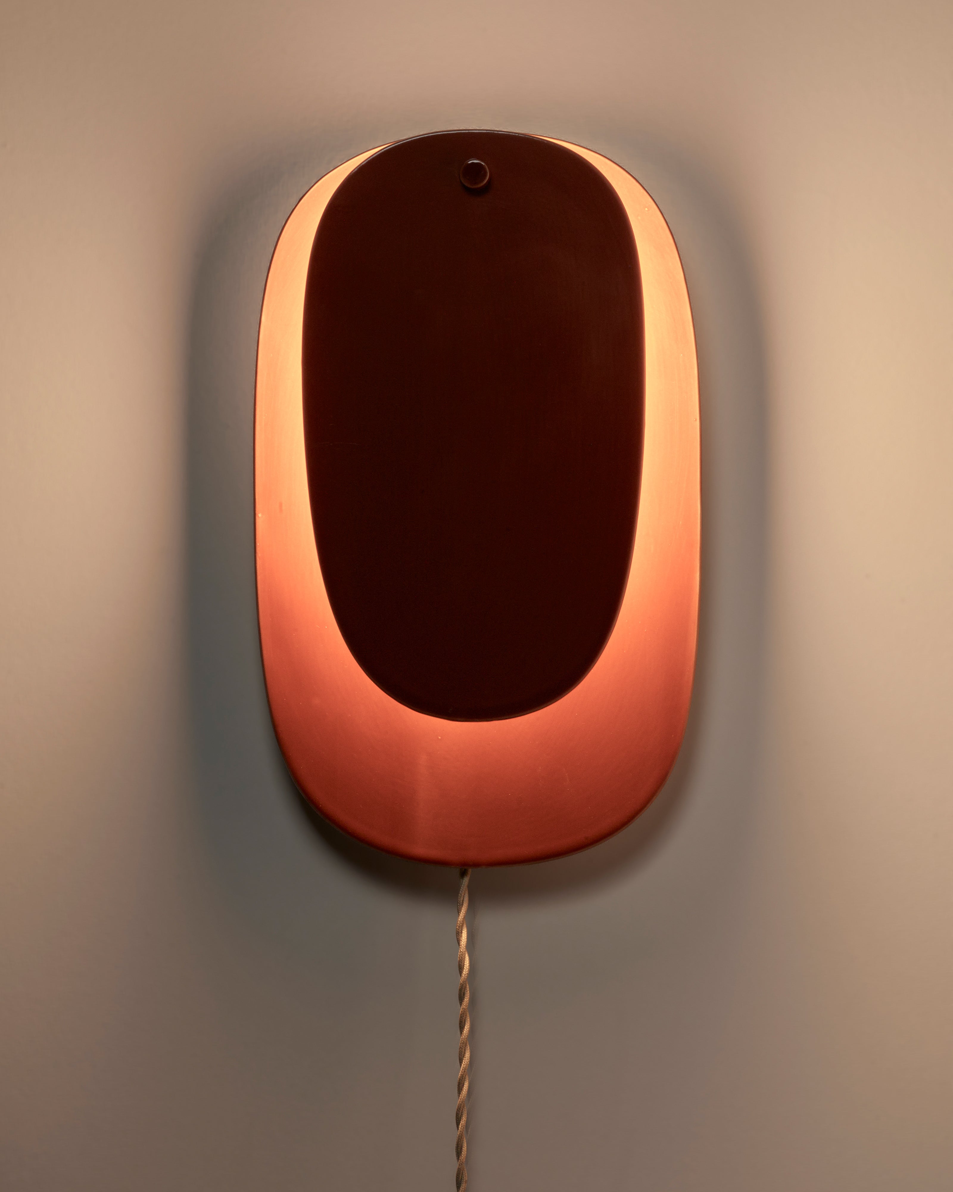 Wall lamp burgundy