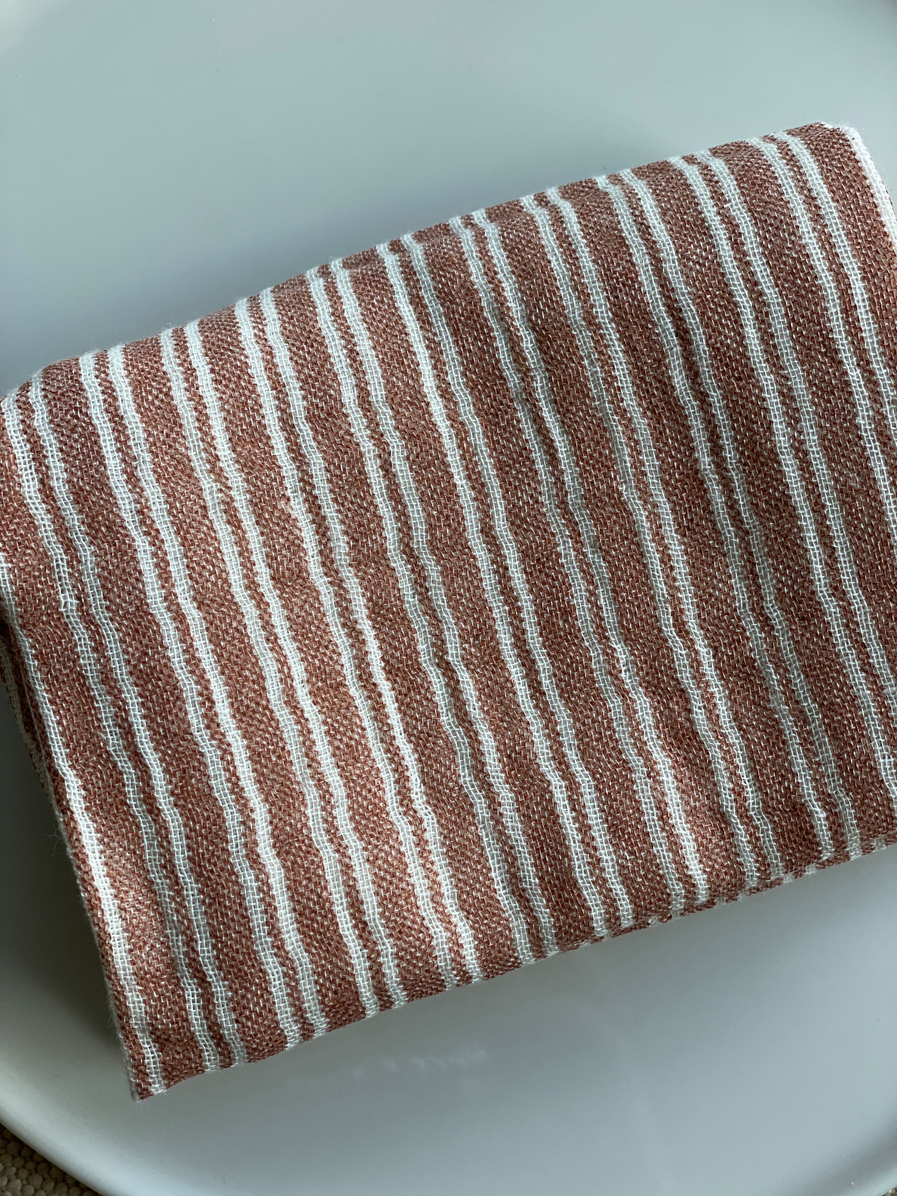 Servet - set van 6 -terracotta