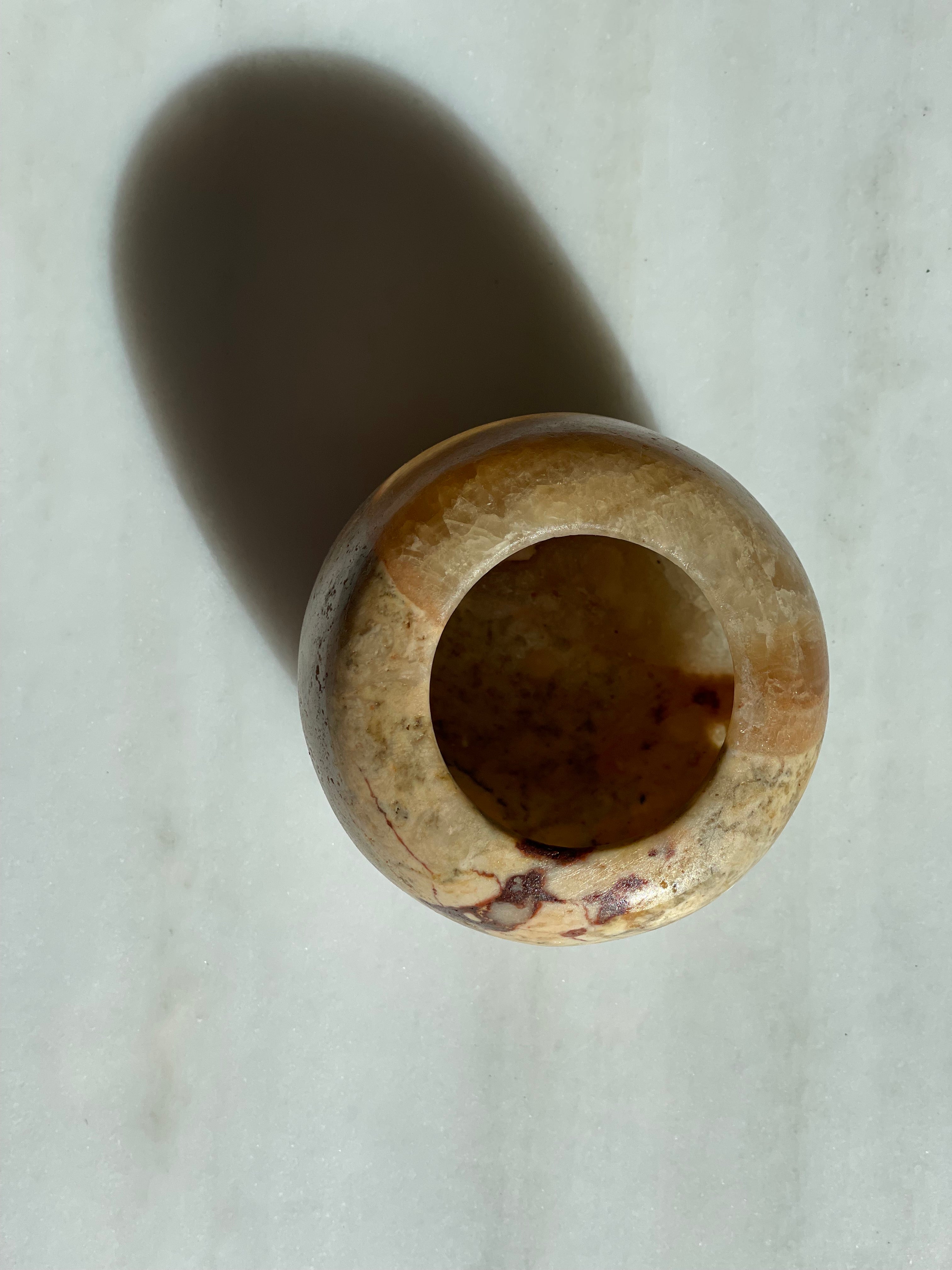 Egyptian alabaster sphere