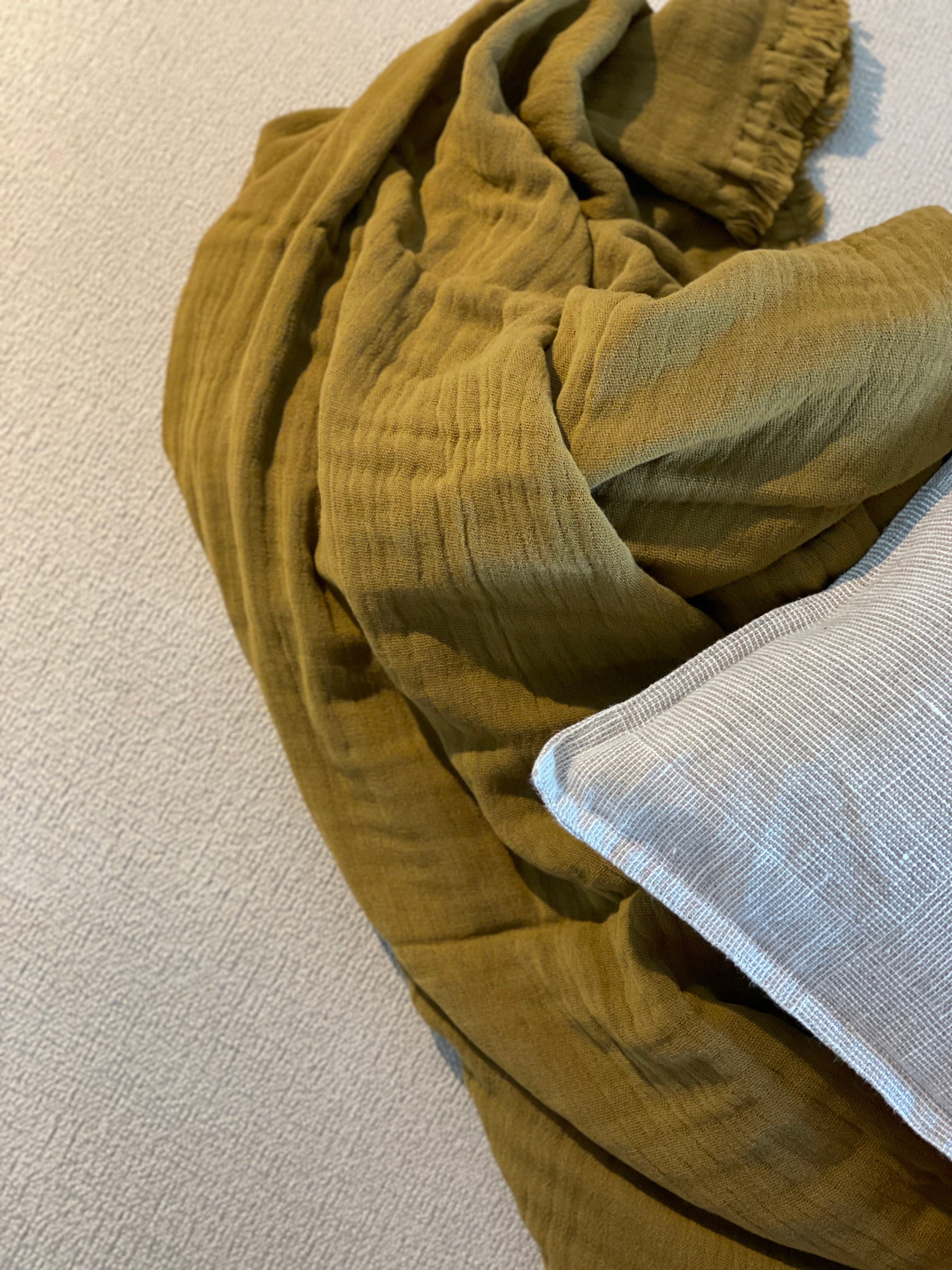 Plaid Gold- cotton