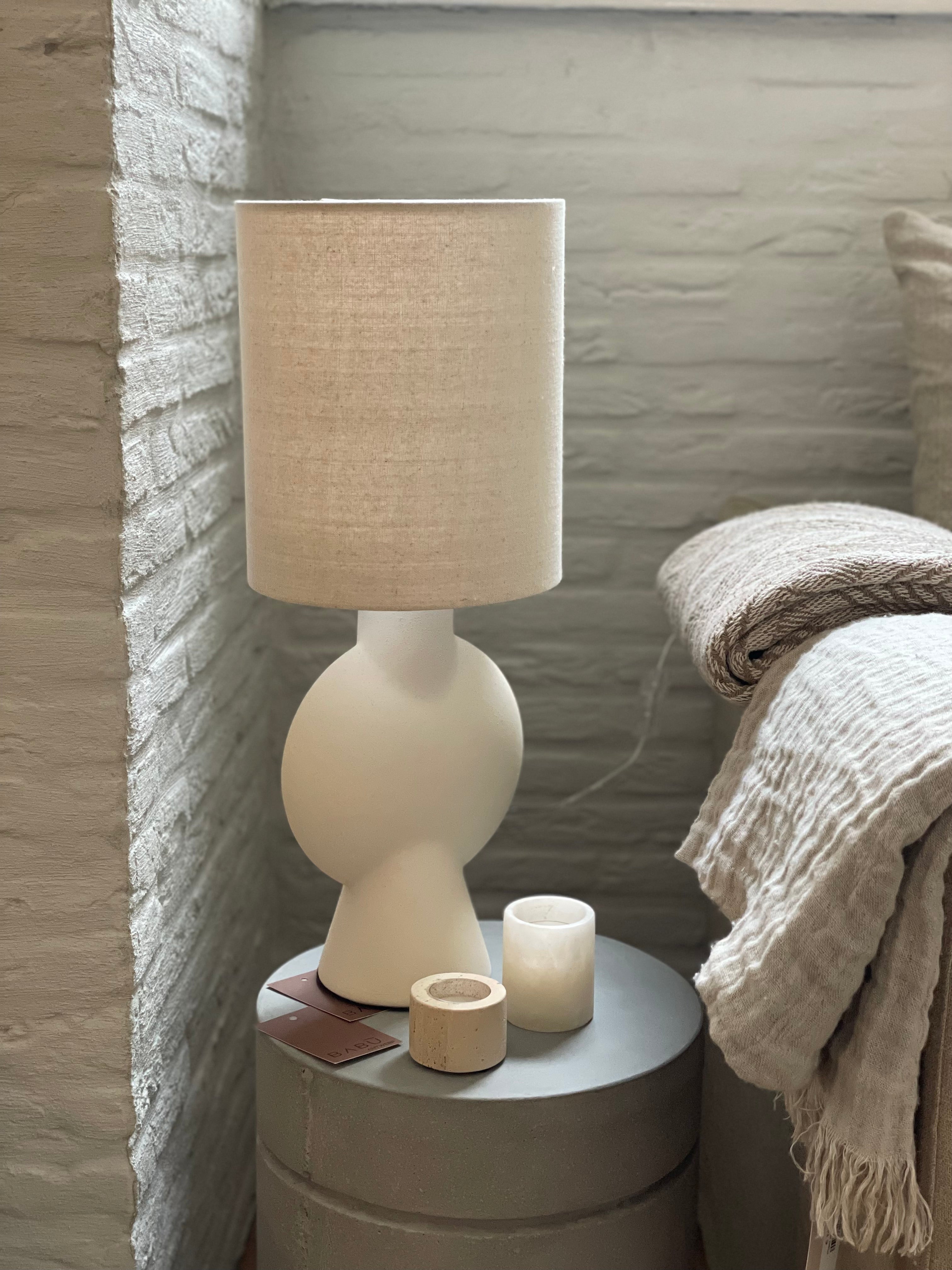 Sergio table lamp - cream