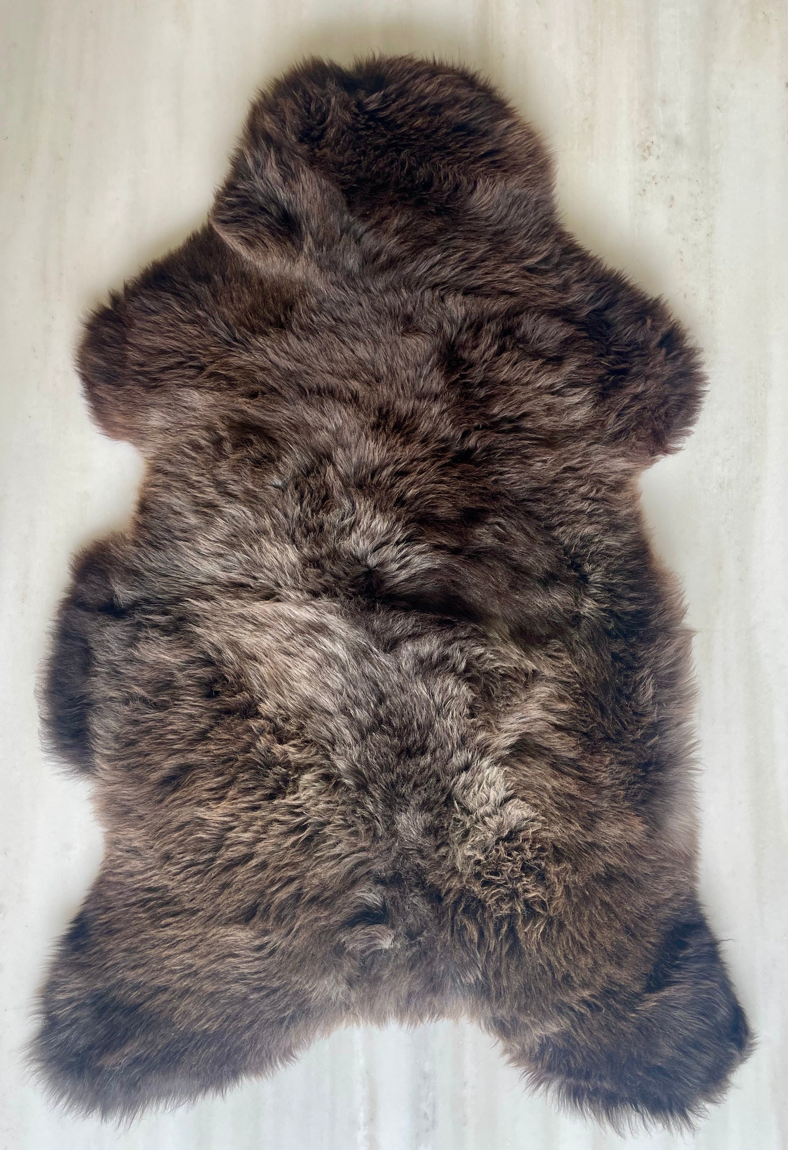 Multicolored Texel sheepskin L 2