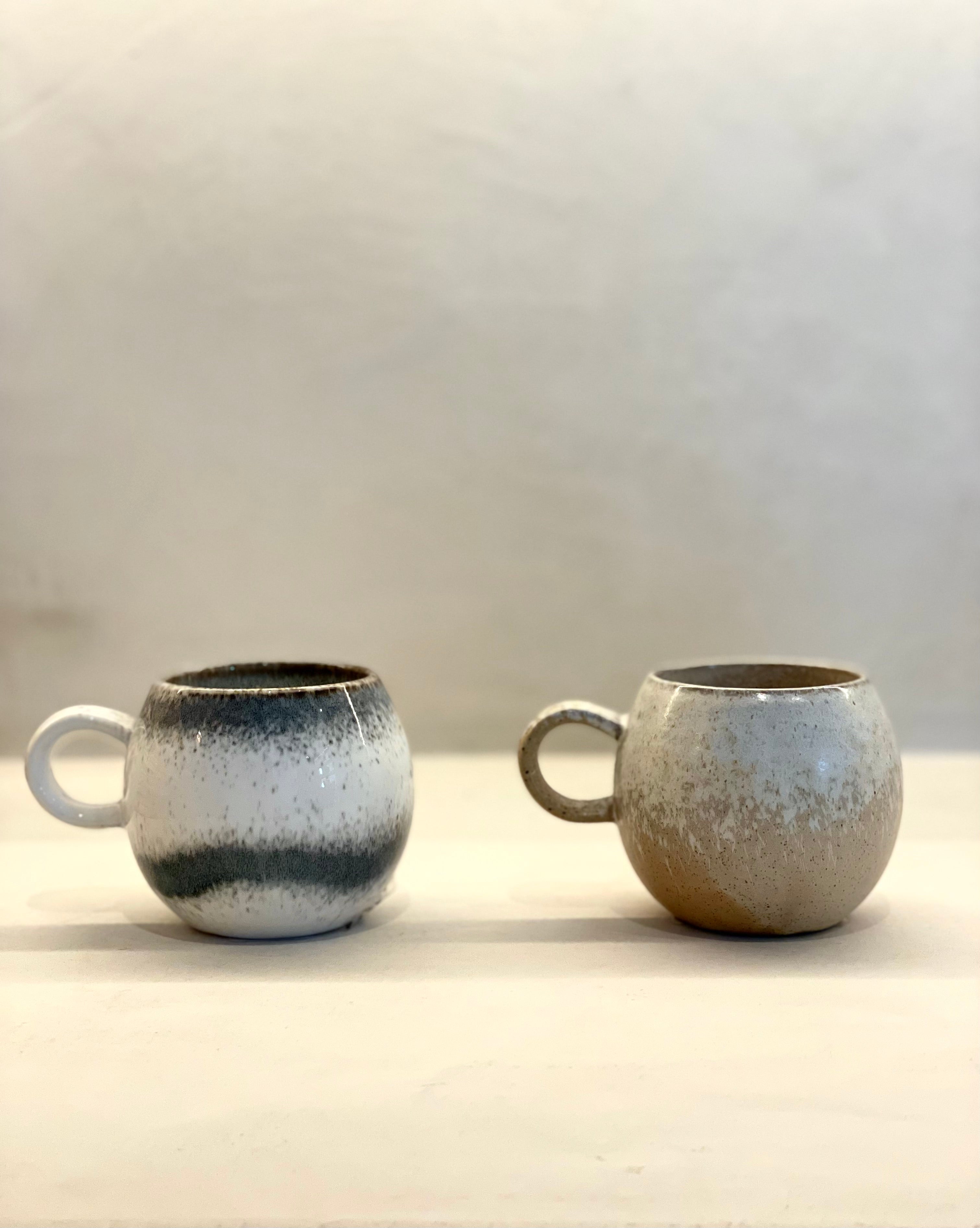 Ceramic cup Paula - grey
