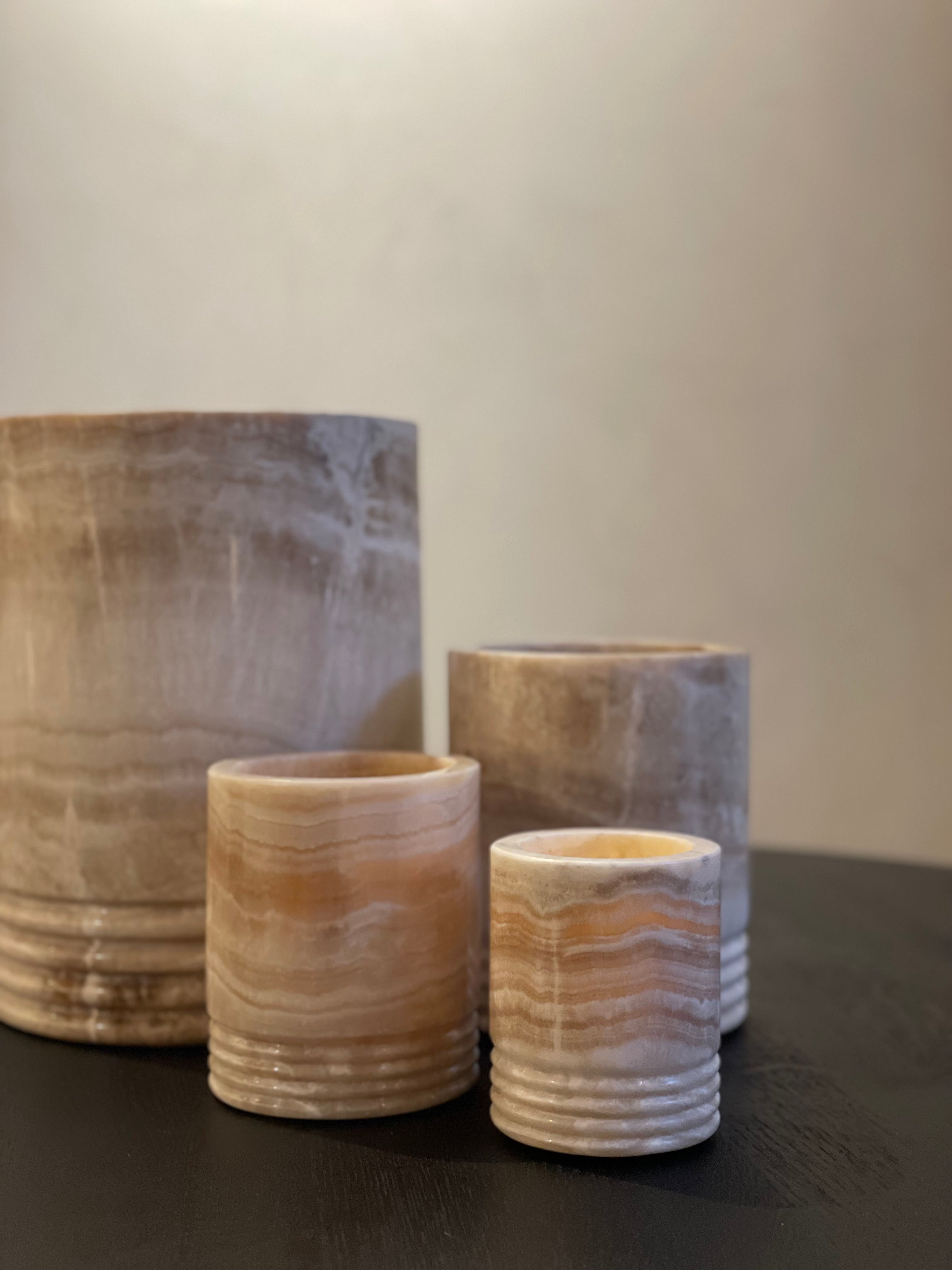 Windlicht Sandal Onyx L