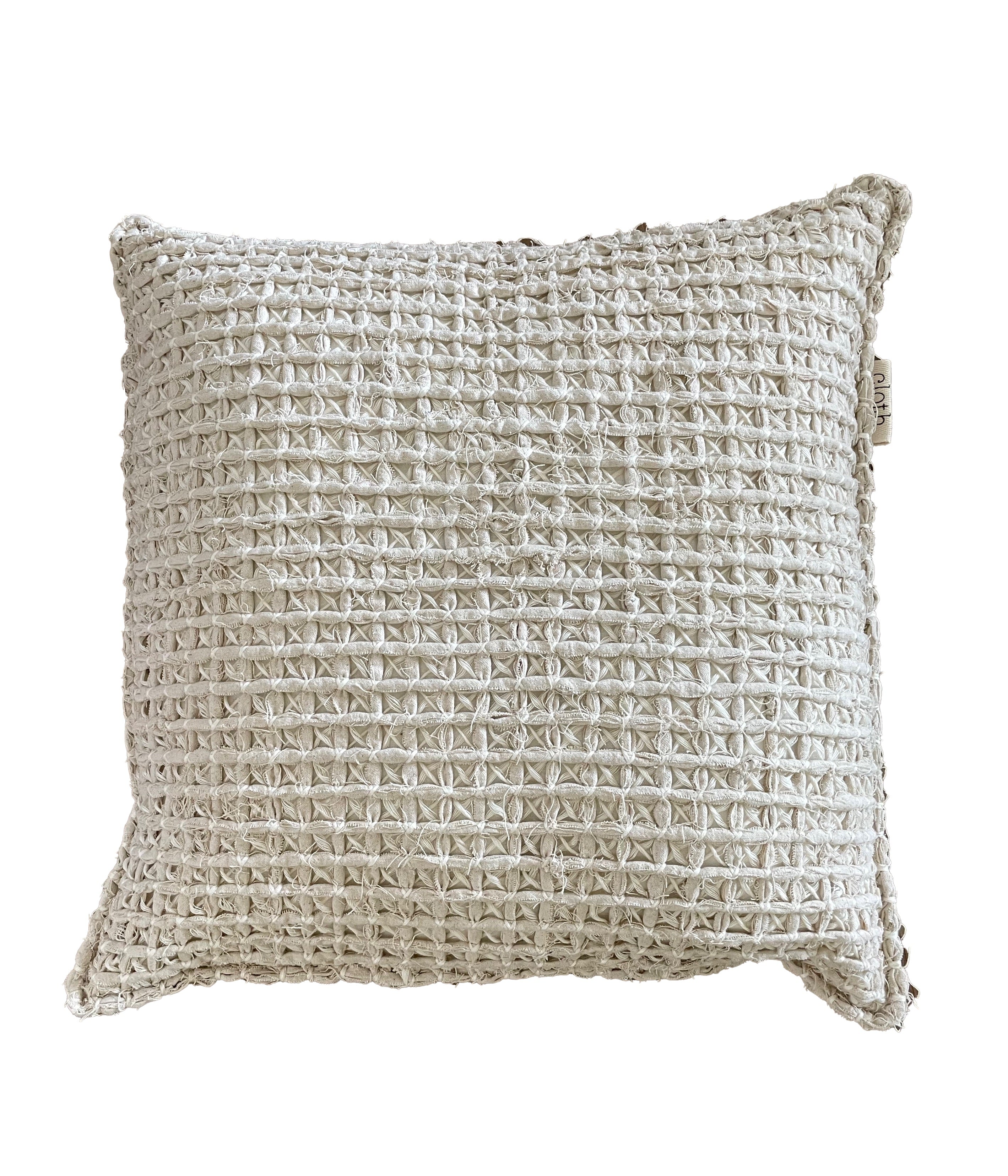 Handmade cushion woven