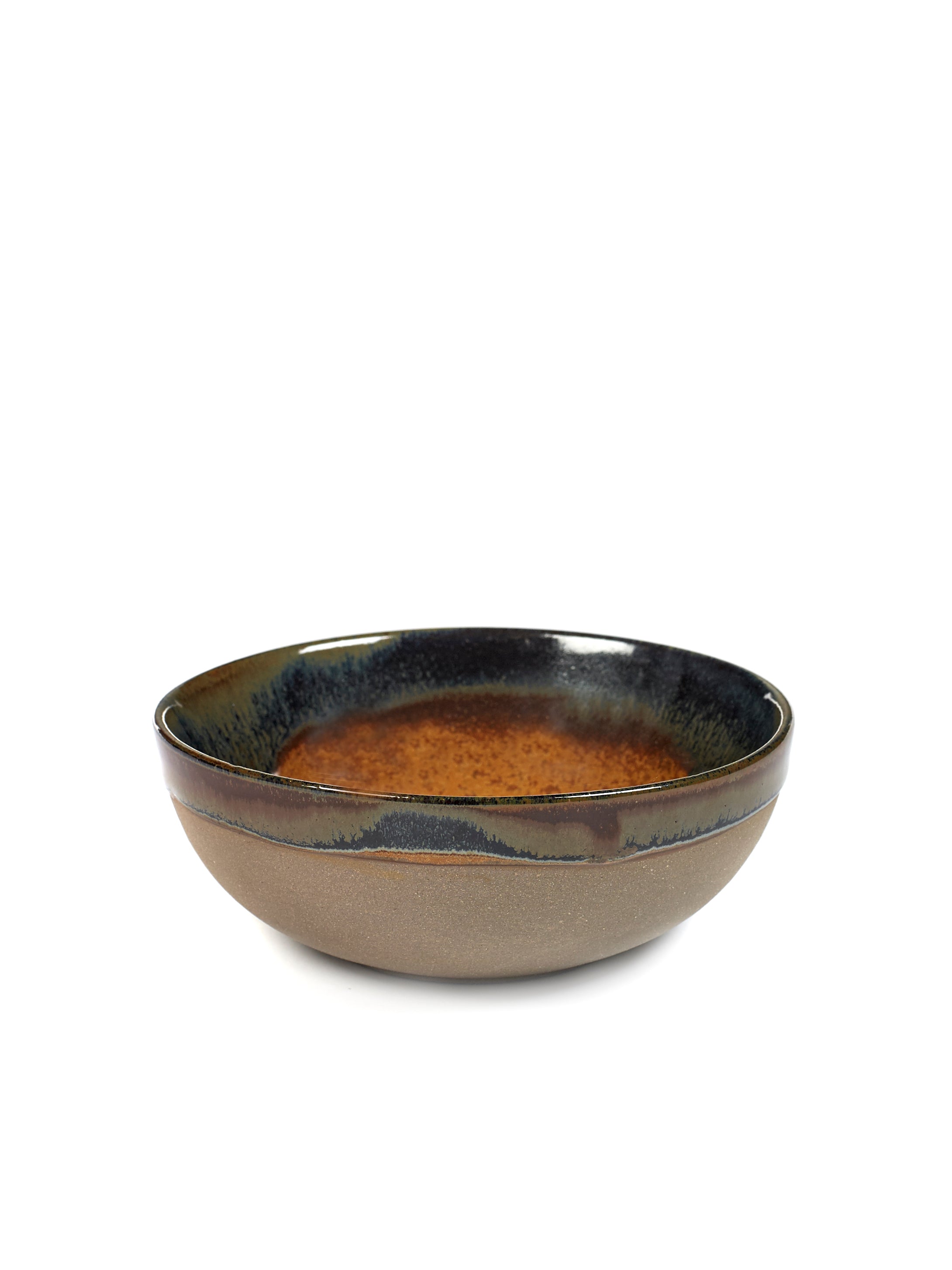 Bowl S Surface Rusty Brown