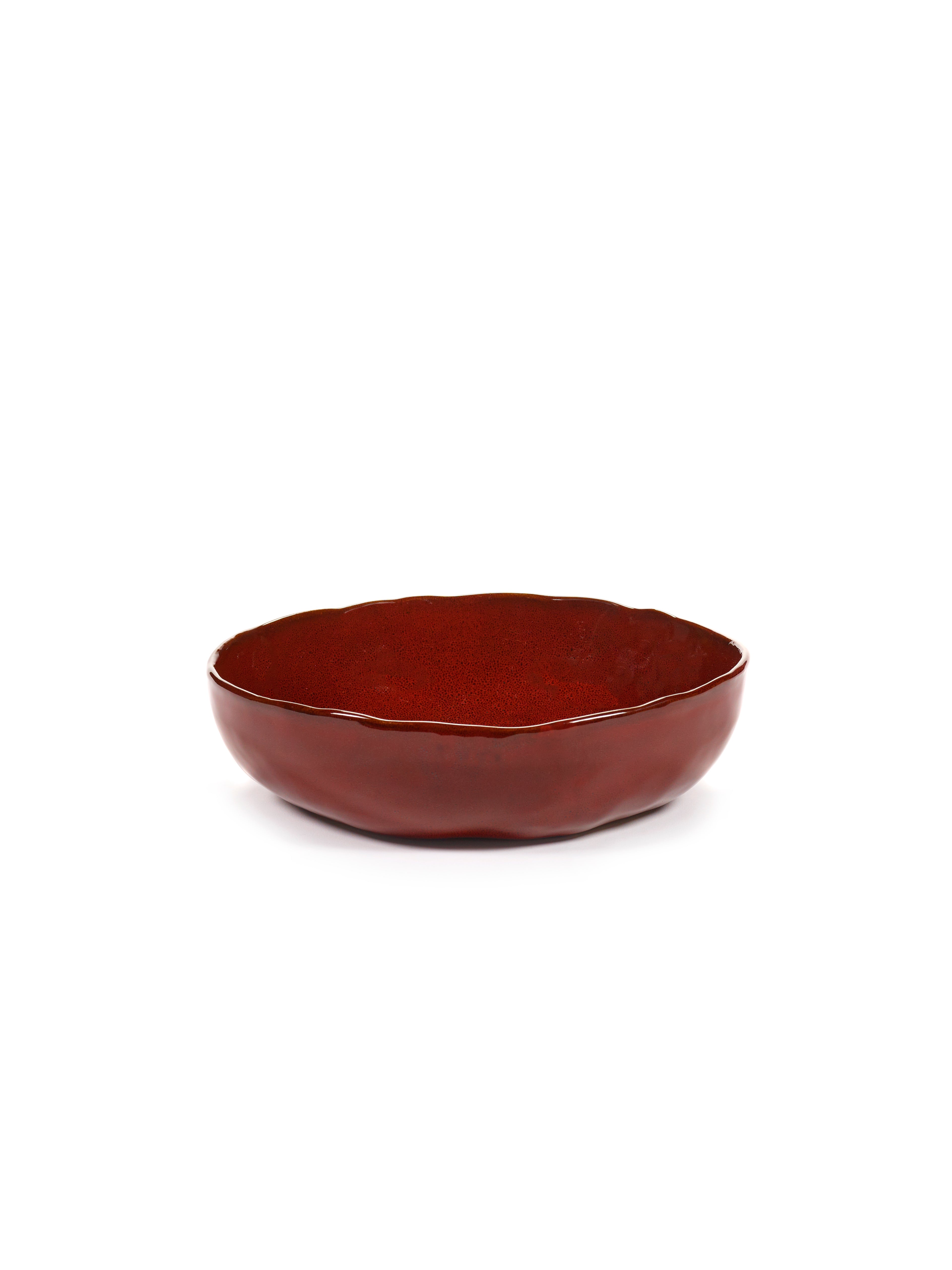 Bowl L - La Mère by Marie Michielssen - Venetian red