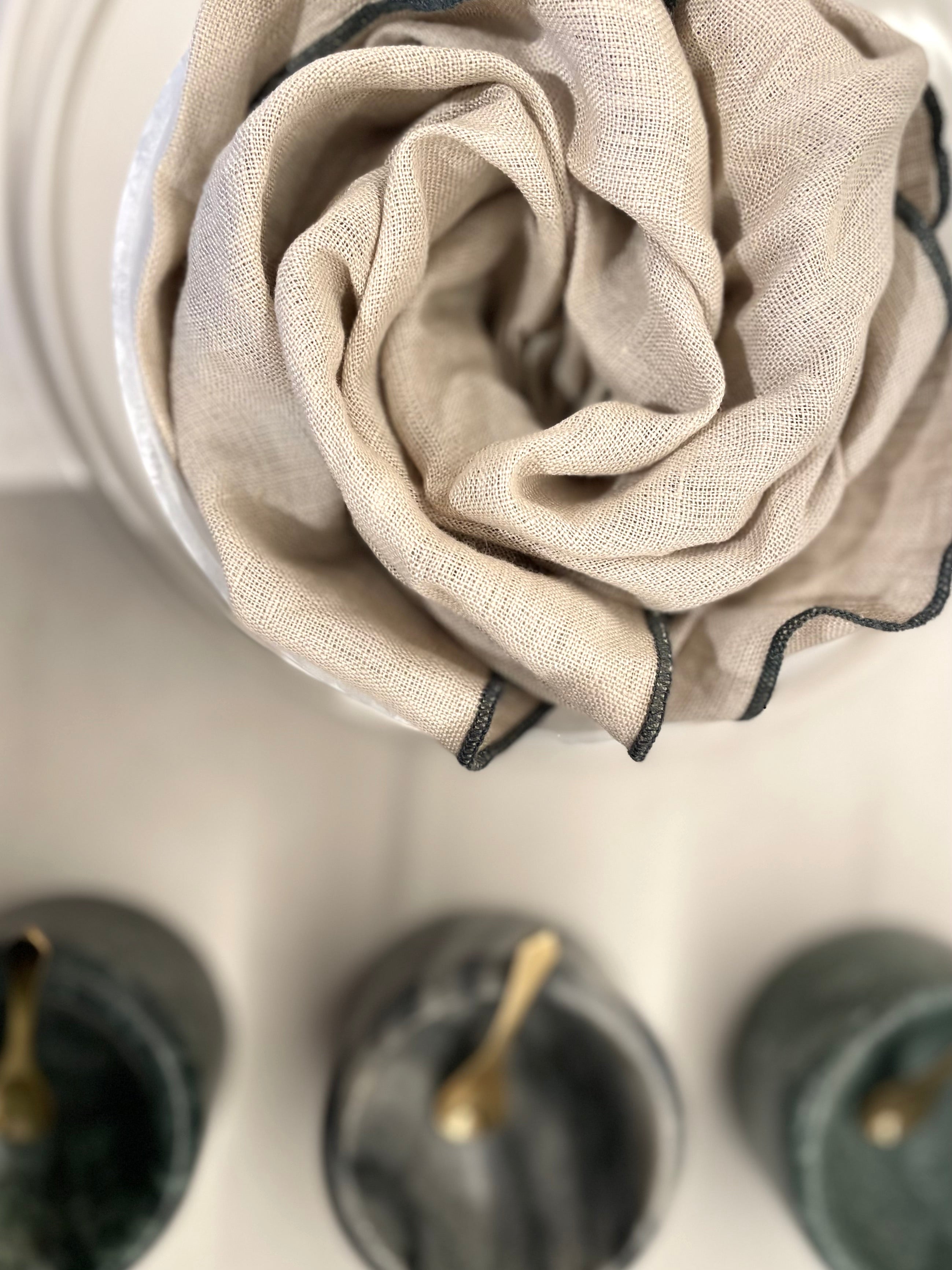 Napkin Linen Gracie - Simply Taupe  - set of 4